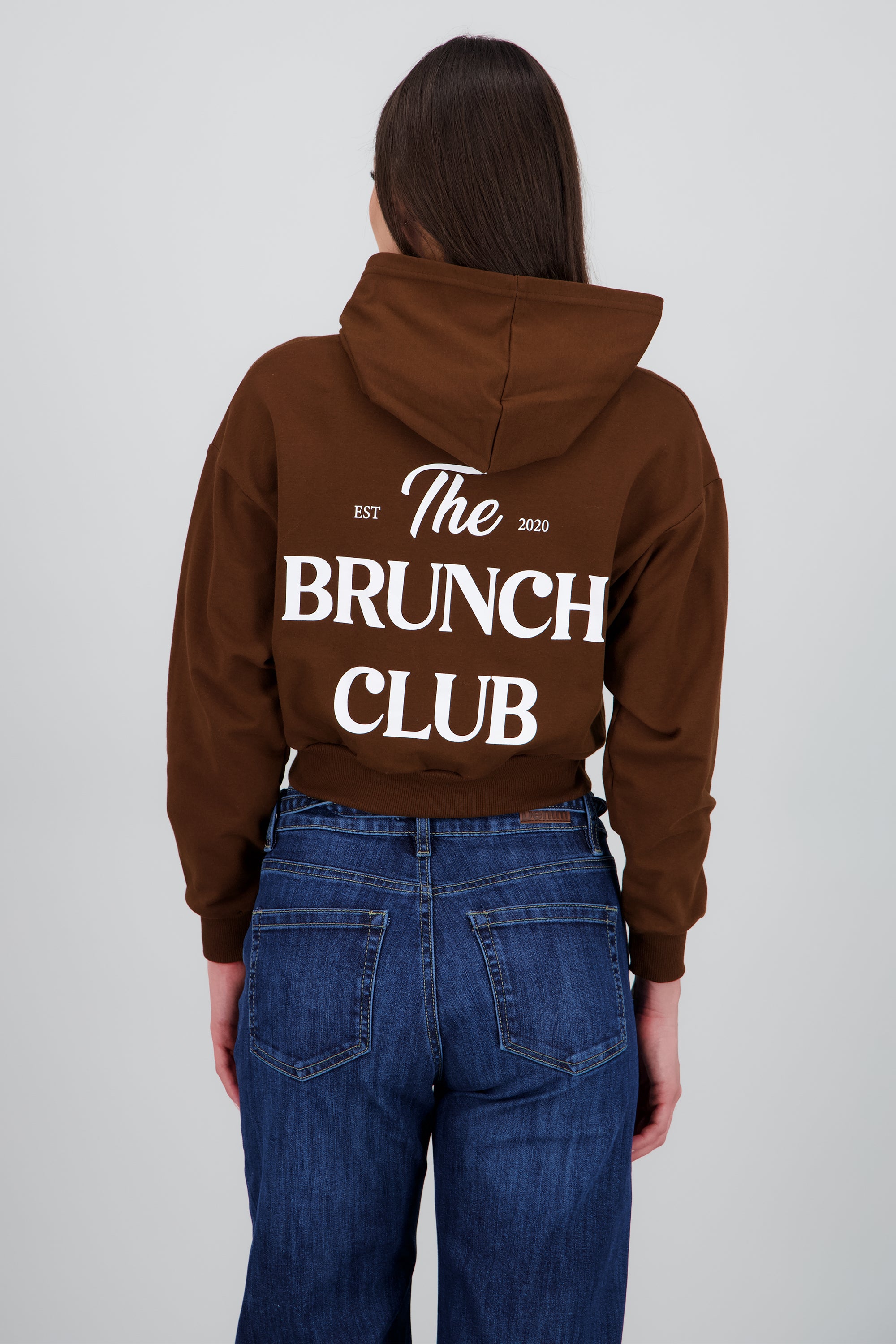 Sudadera Brunch Club CHOCOLATE
