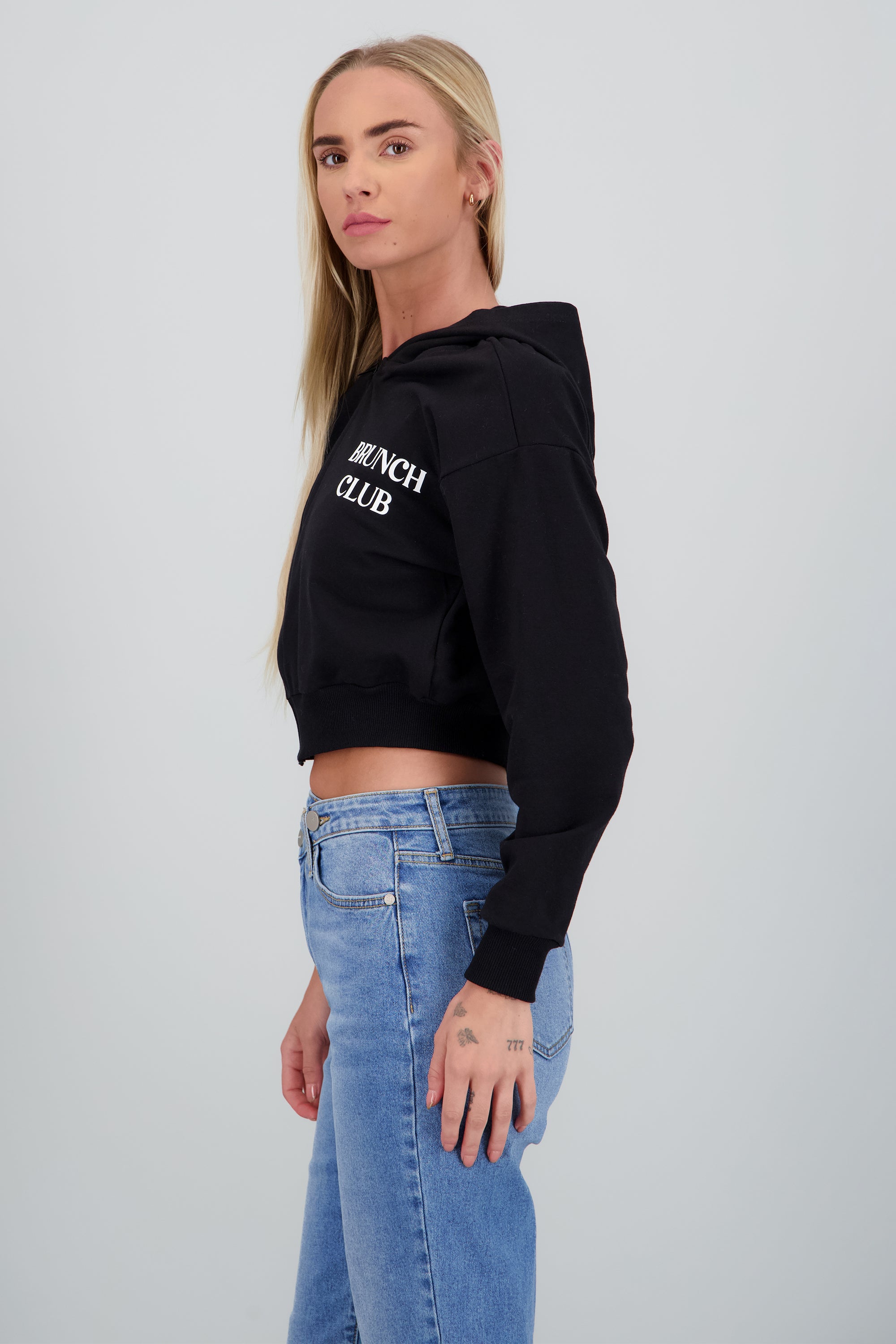Sudadera Brunch Club NEGRO