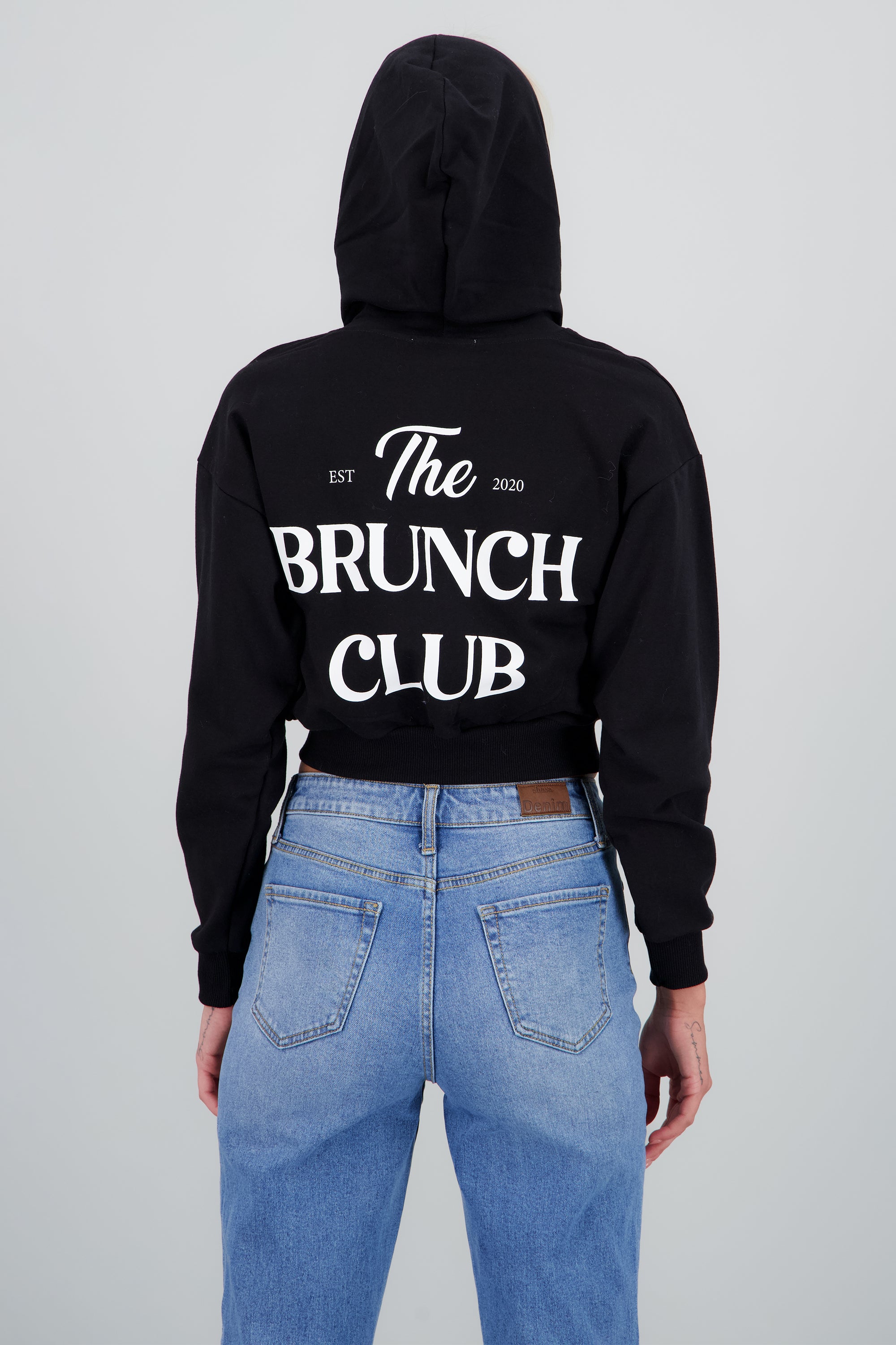 Sudadera Brunch Club NEGRO