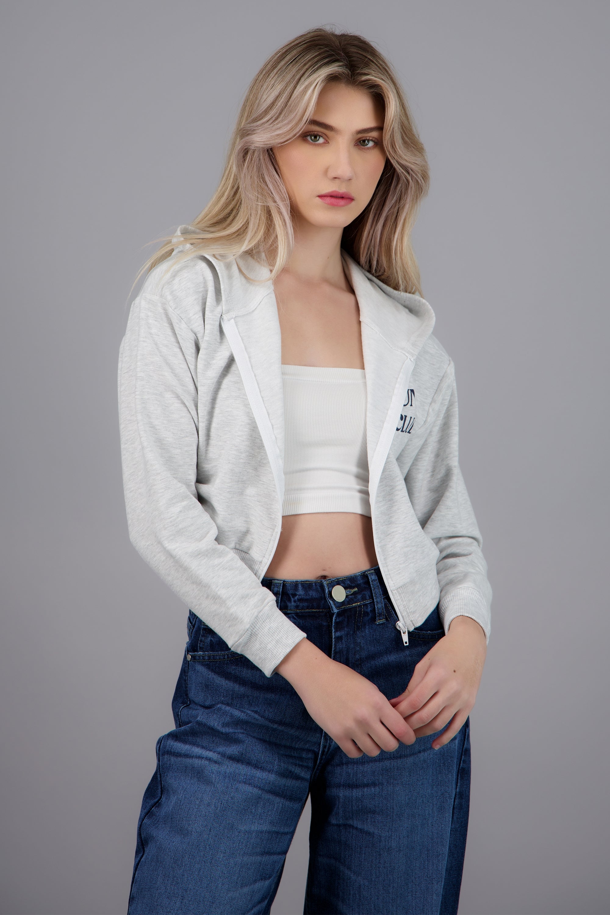 Sudadera Brunch Club GRIS