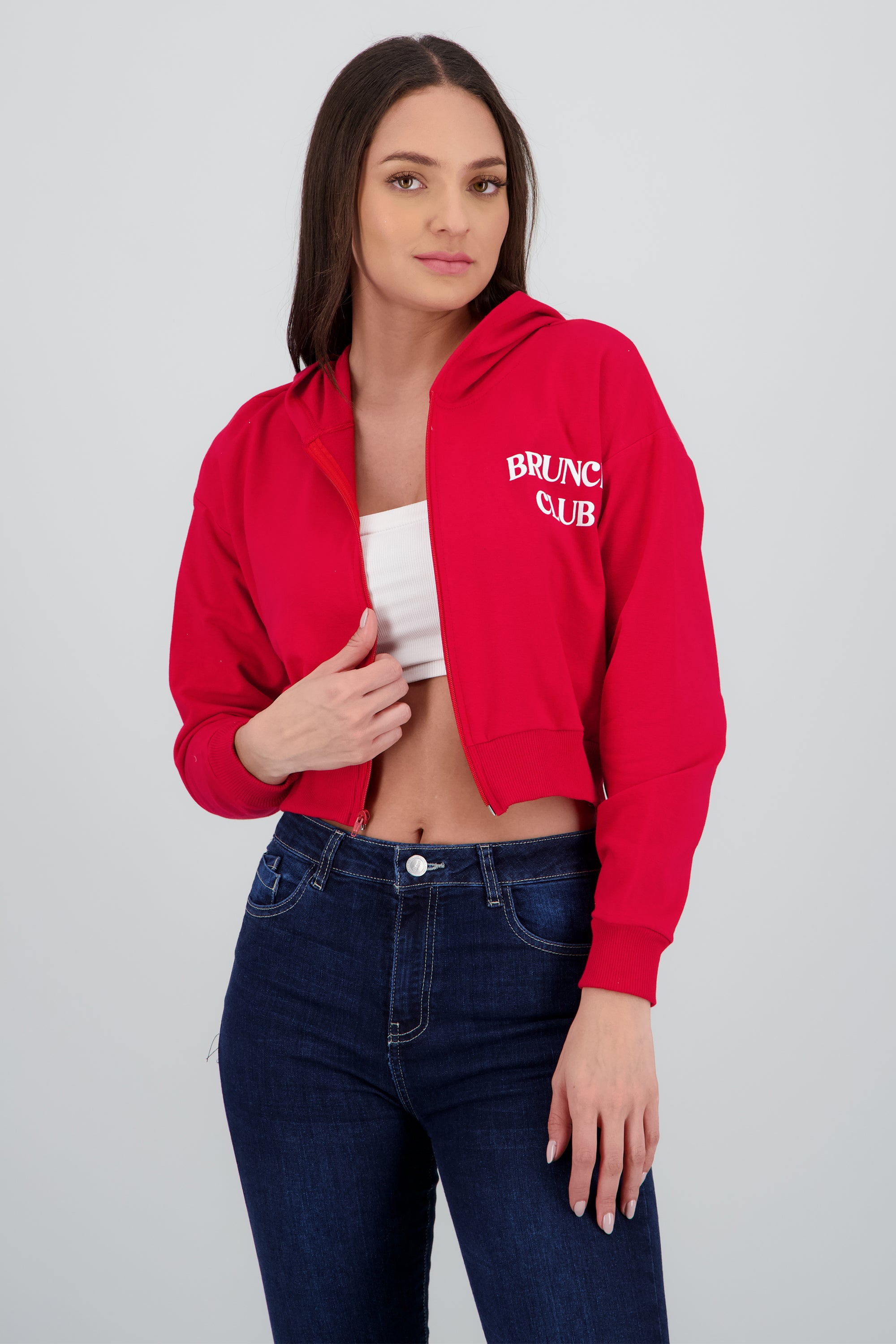Sudadera Brunch Club ROJO