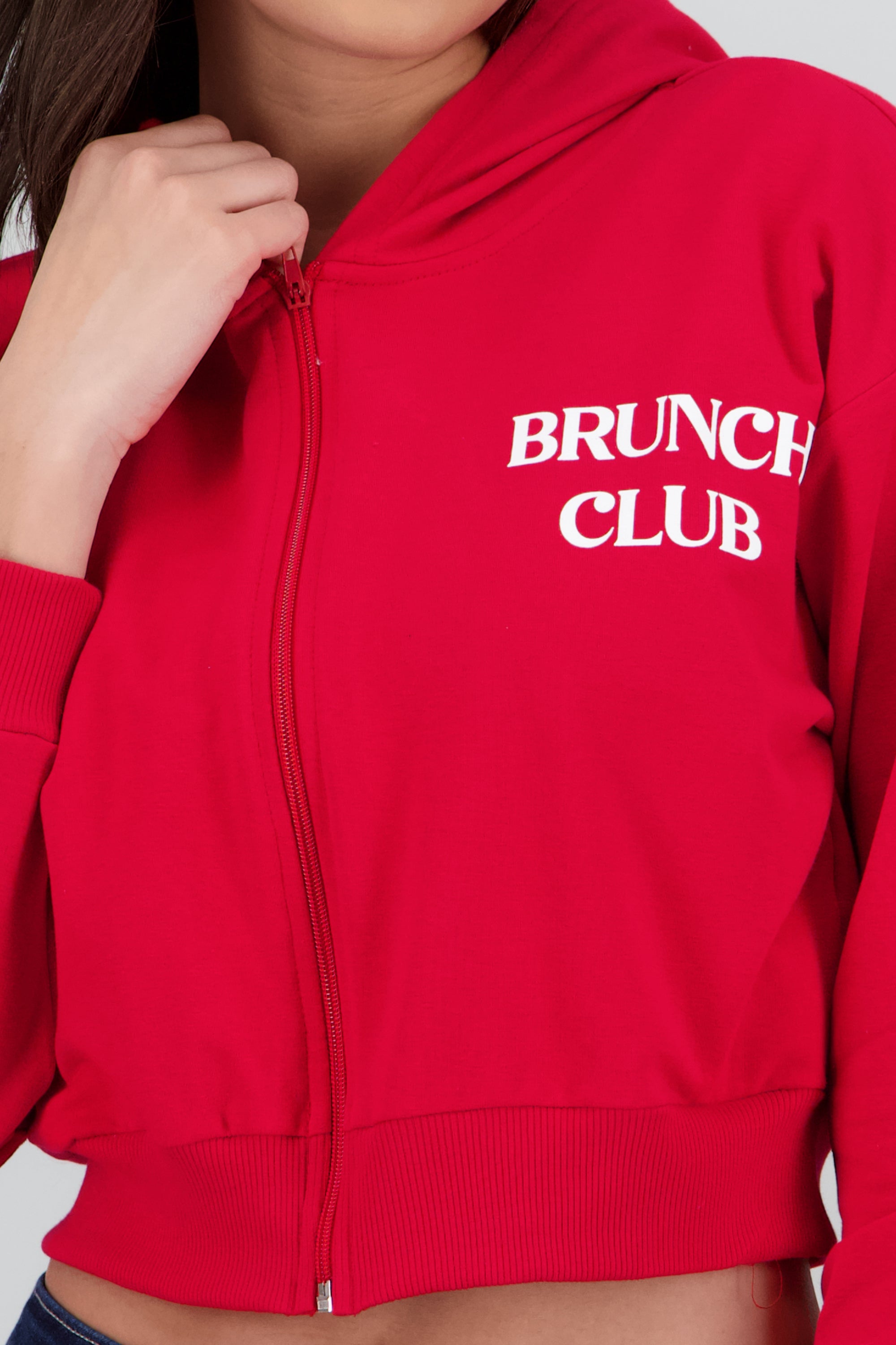 Sudadera Brunch Club ROJO