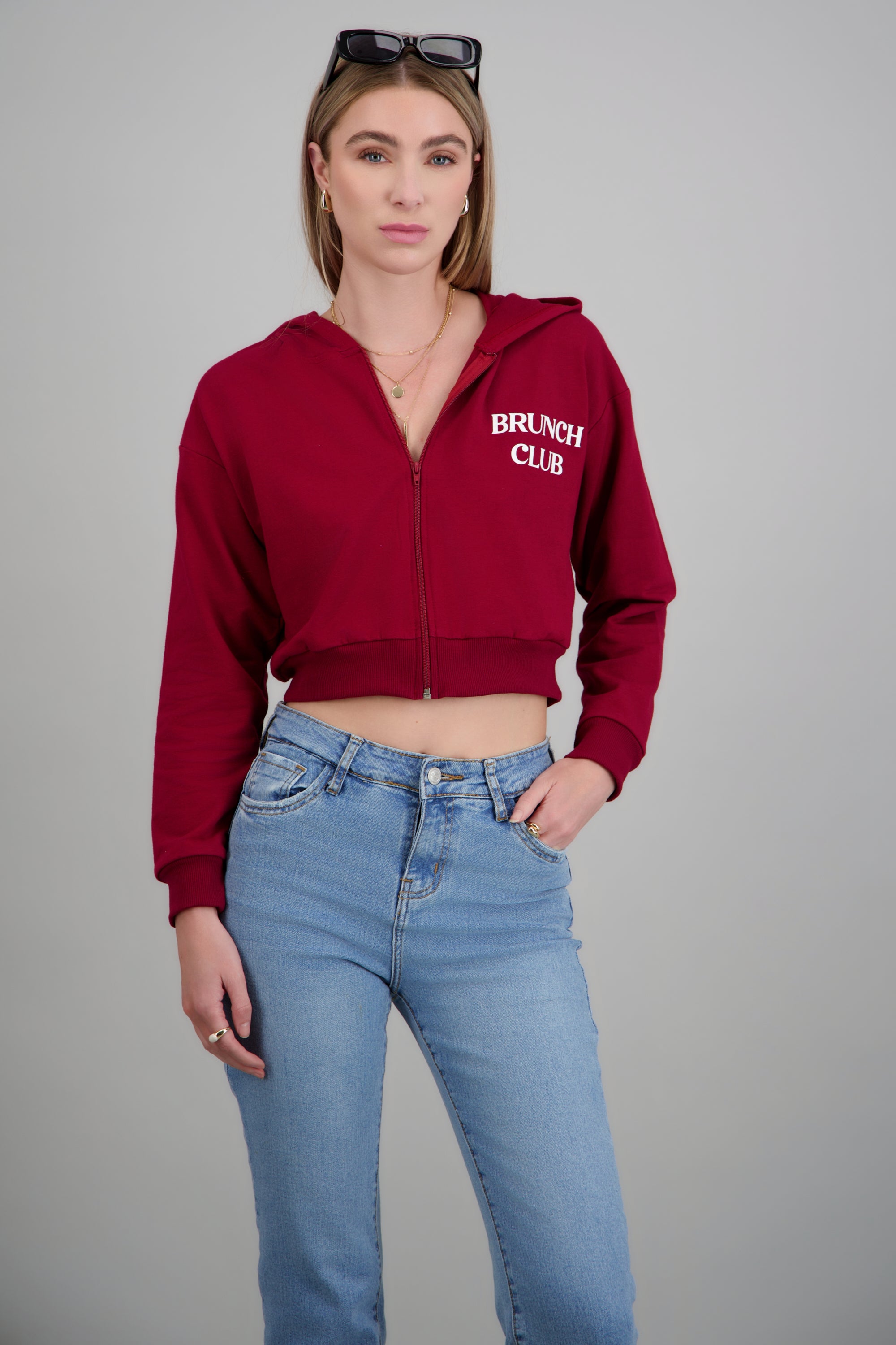 Sudadera Brunch Club VINO