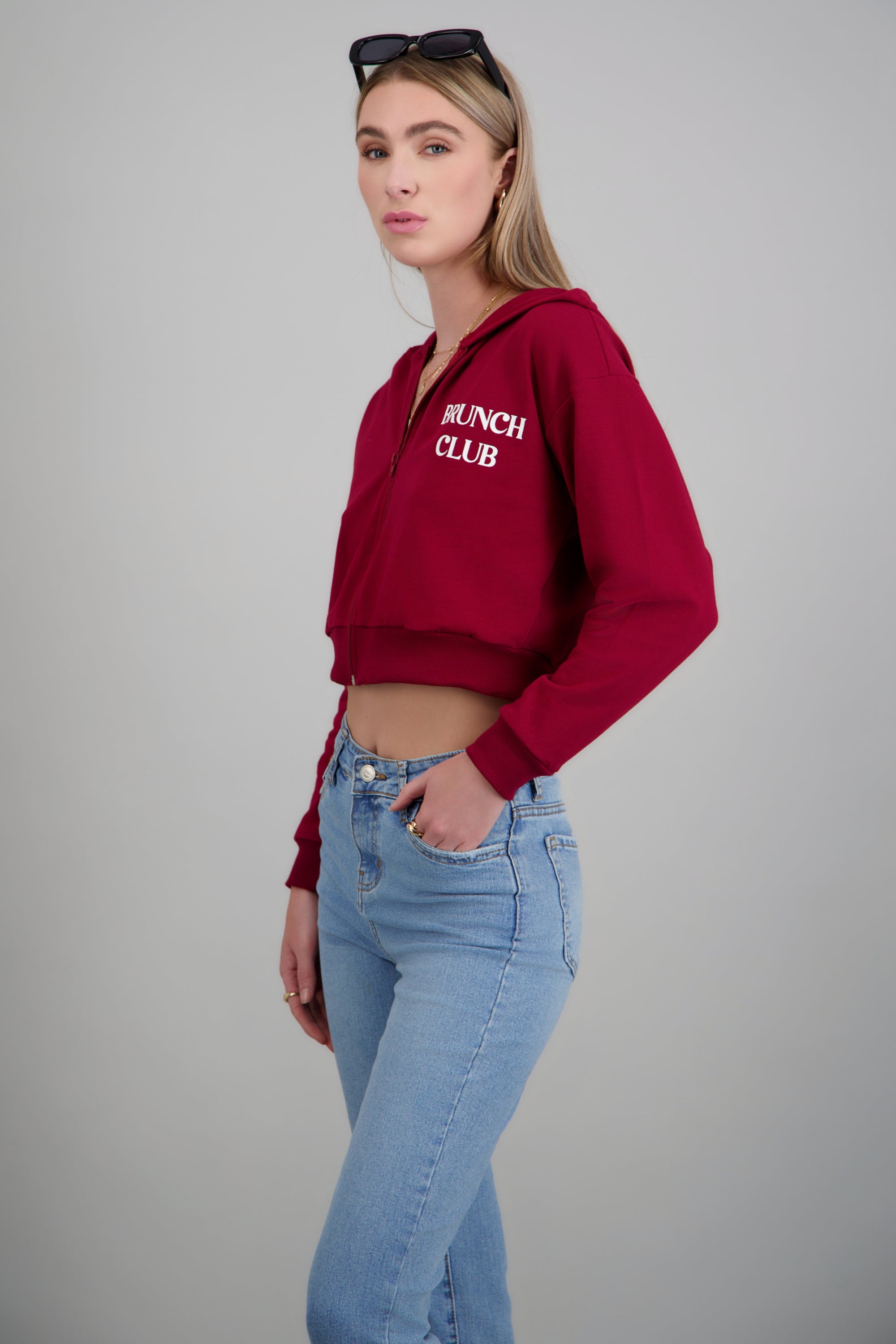 Sudadera Brunch Club VINO