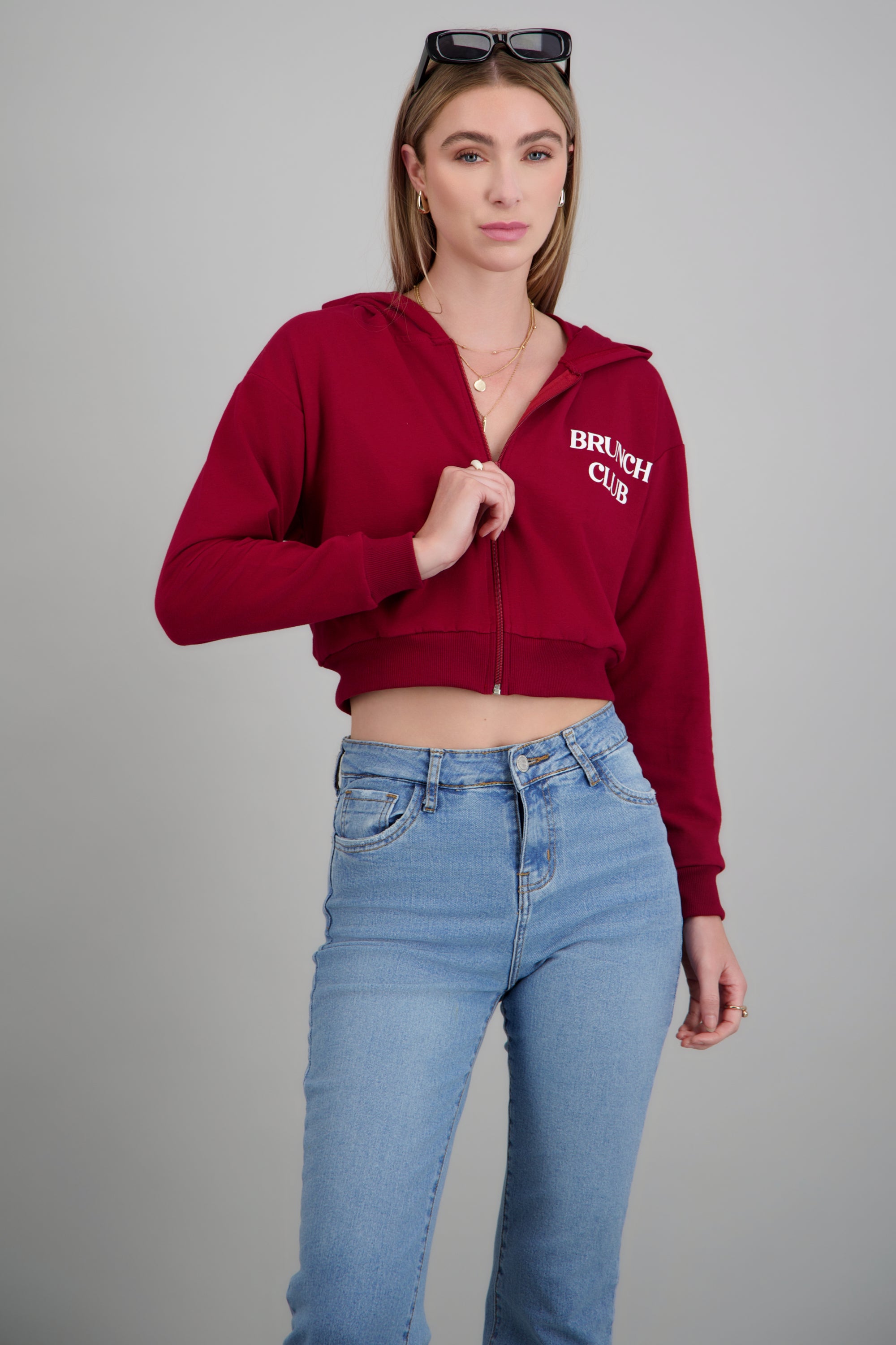 Sudadera Brunch Club VINO