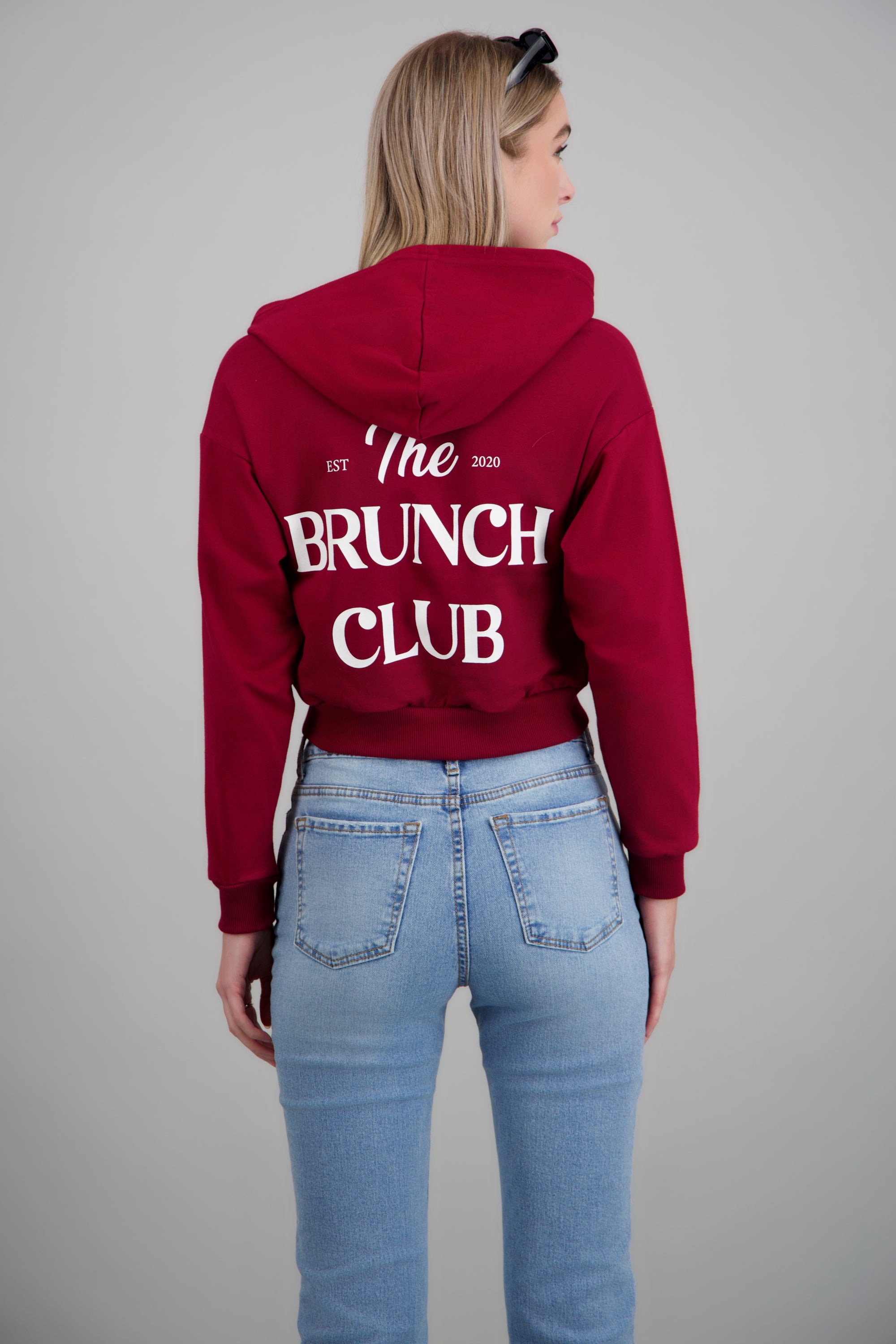 Sudadera Brunch Club VINO