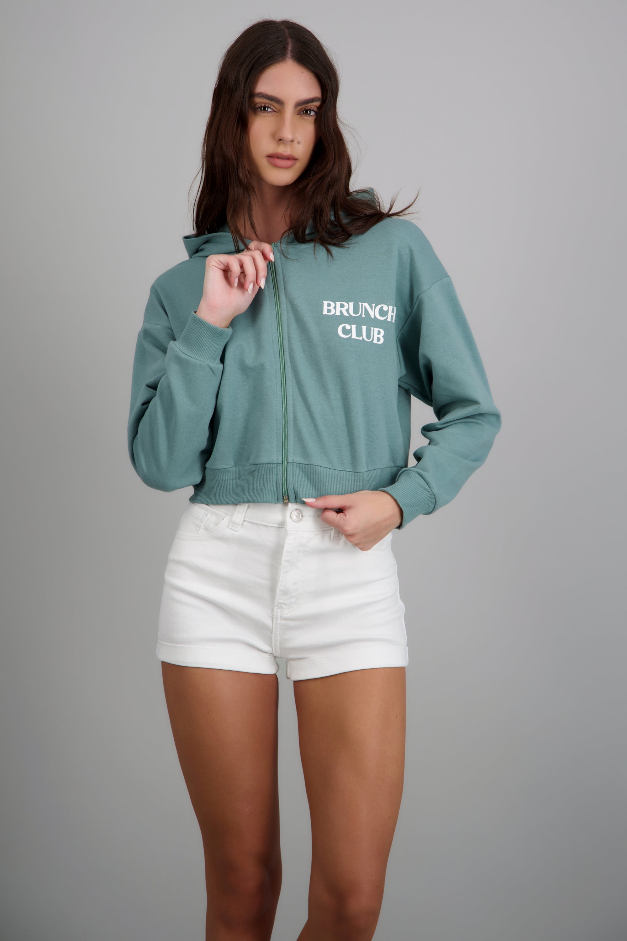 Sudadera Brunch Club SAGE