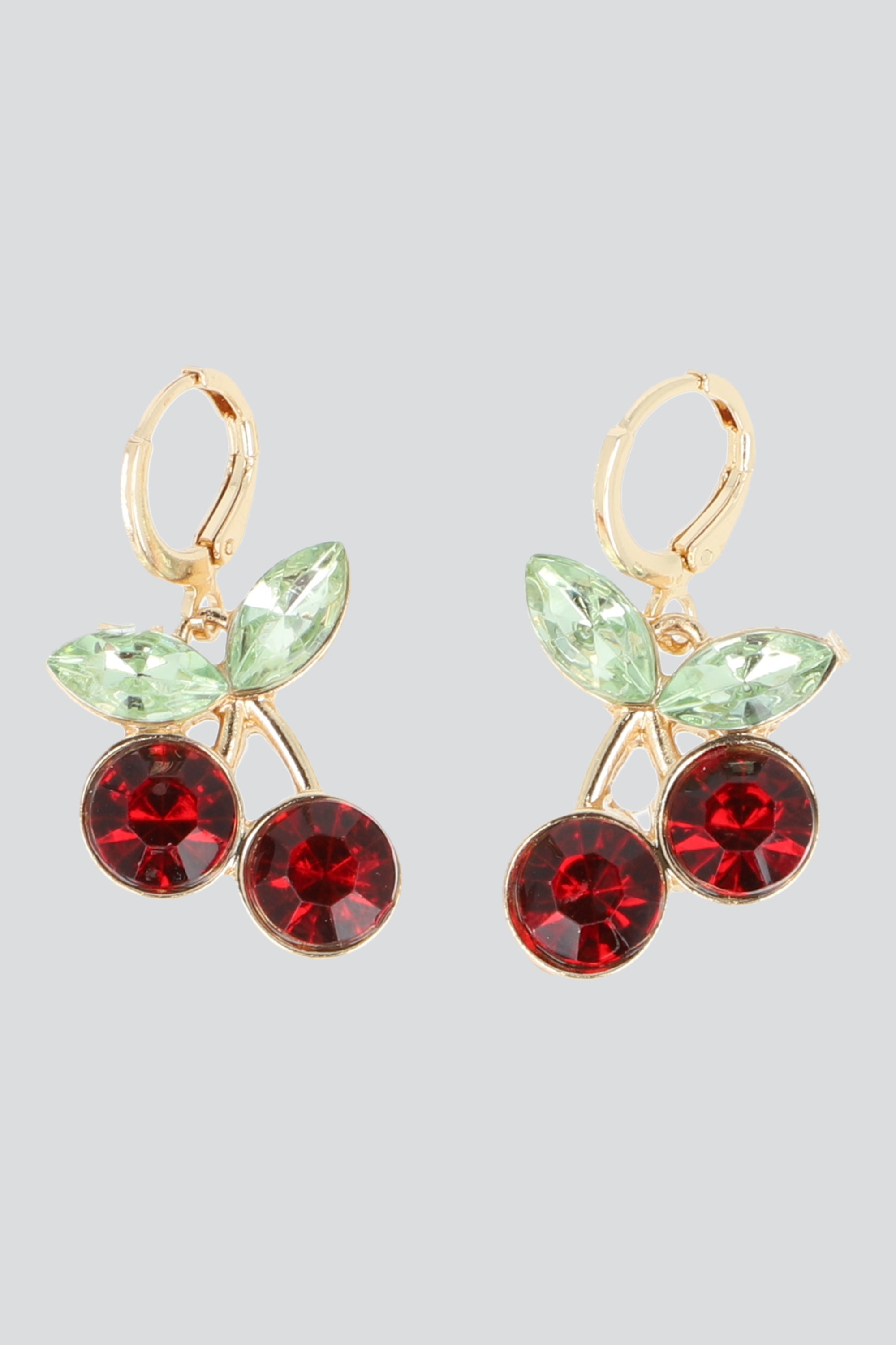 ARRACADAS CEREZA ORO