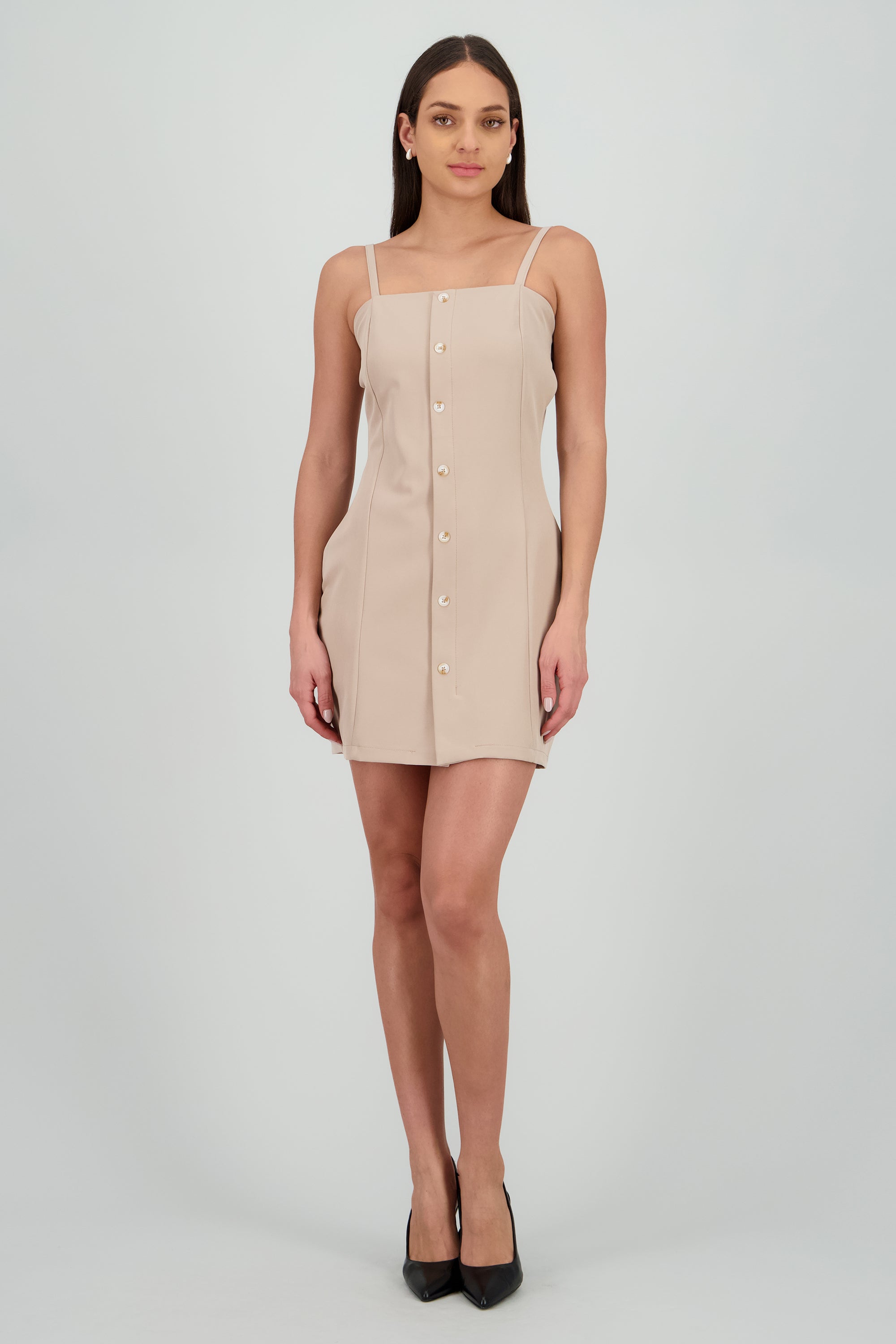Vestido tirantes botones ARENA
