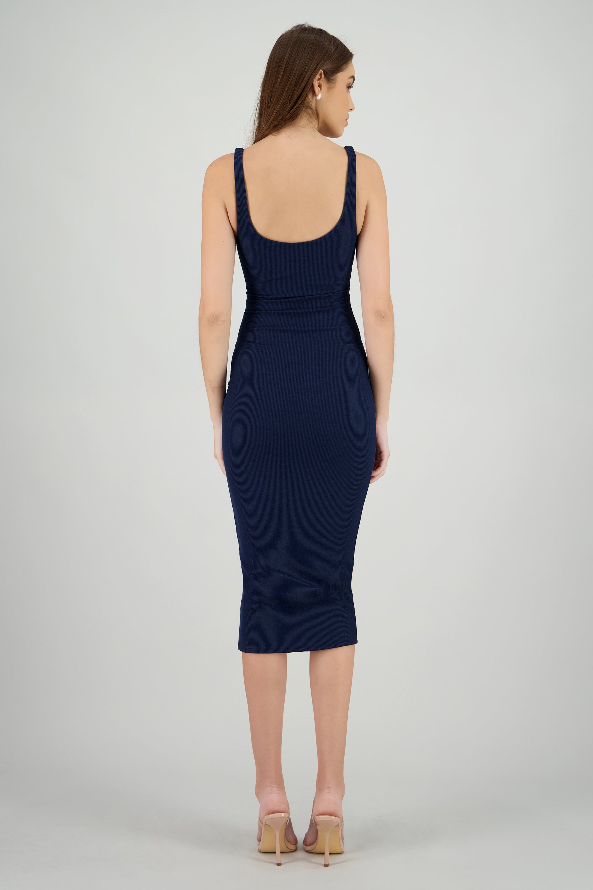 Vestido midi bodycon tirantes MARINO