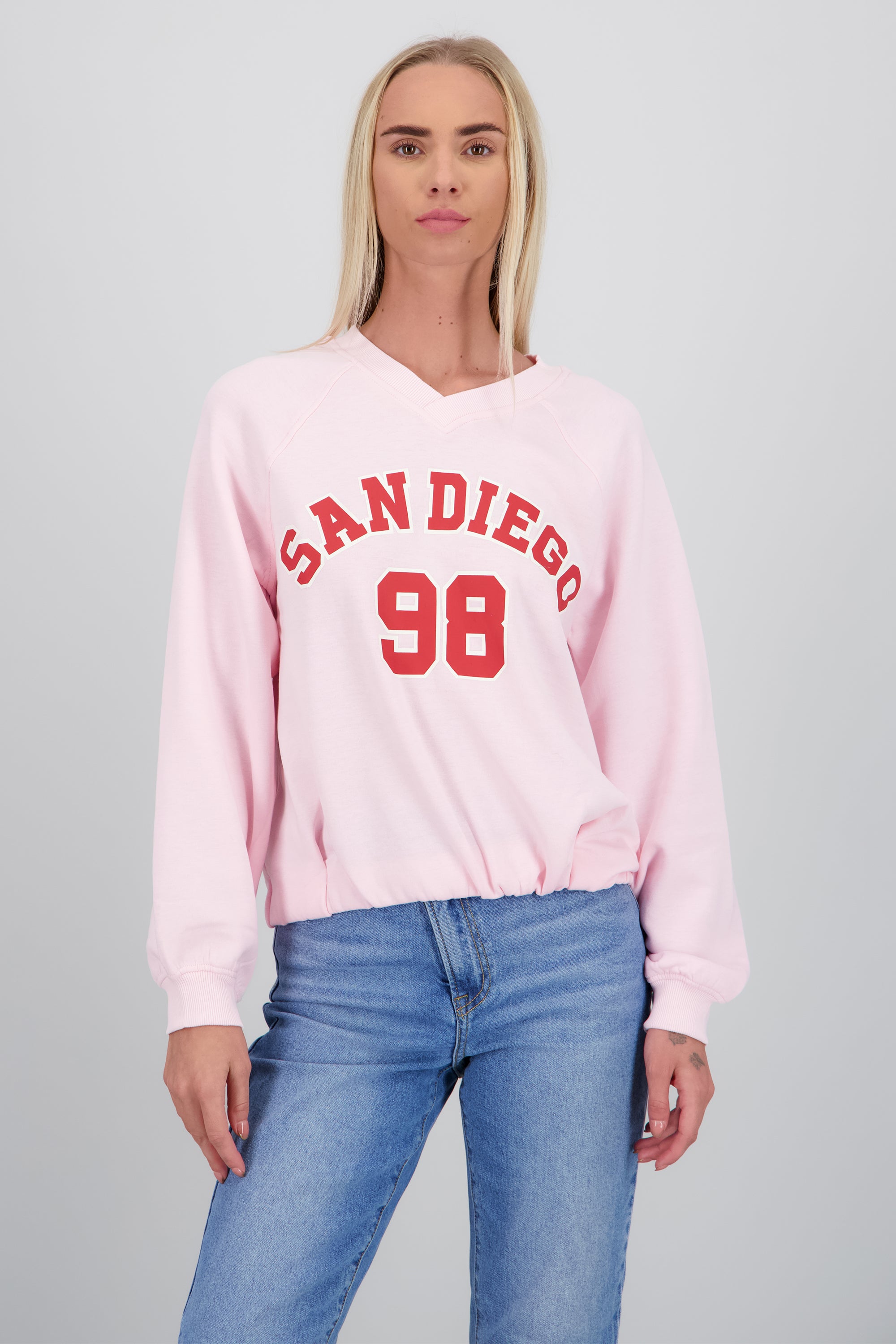 Sudadera tipo jersey San Diego ROSA