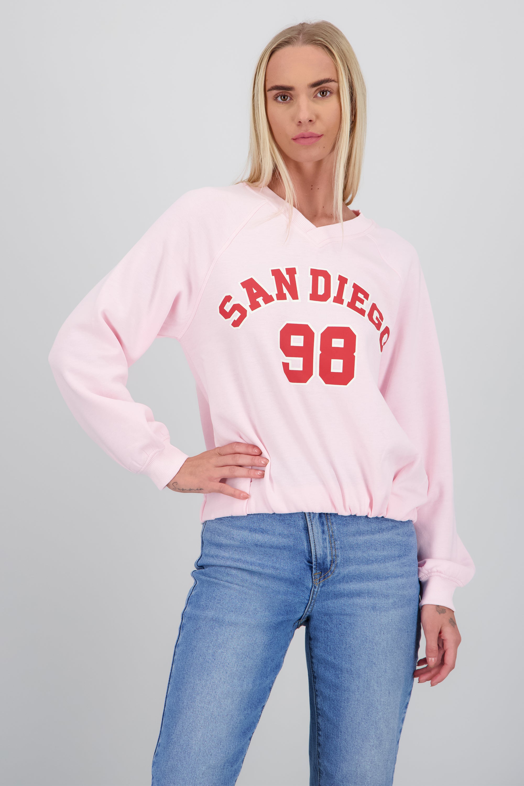 Sudadera tipo jersey San Diego ROSA