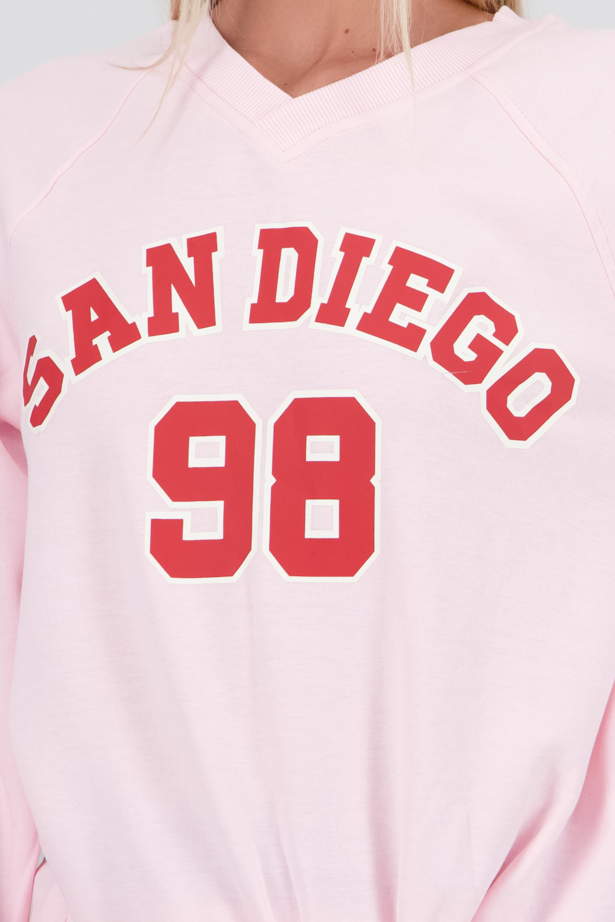 Sudadera tipo jersey San Diego ROSA