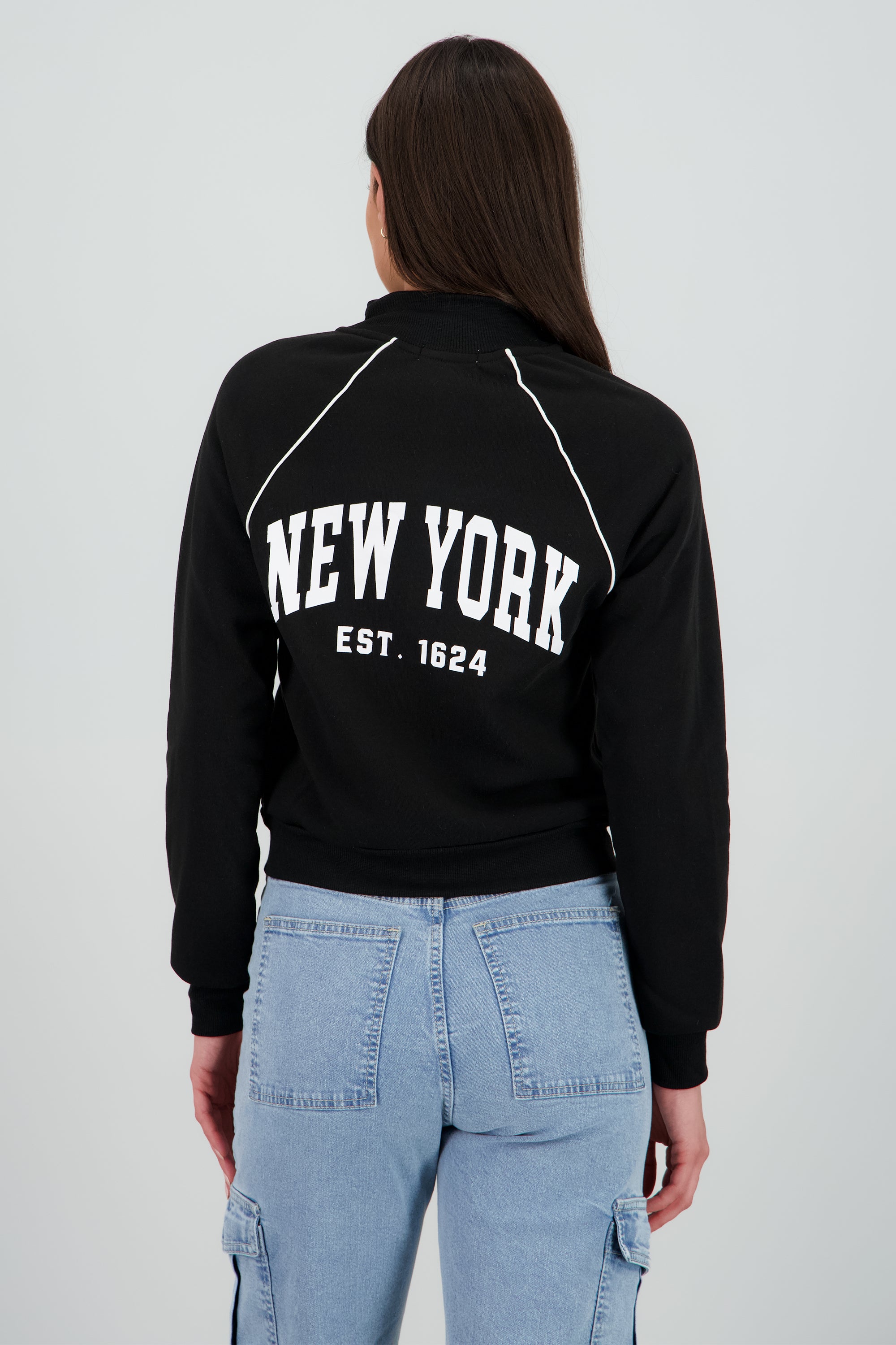 Sudadera estampada NEGRO COMBO