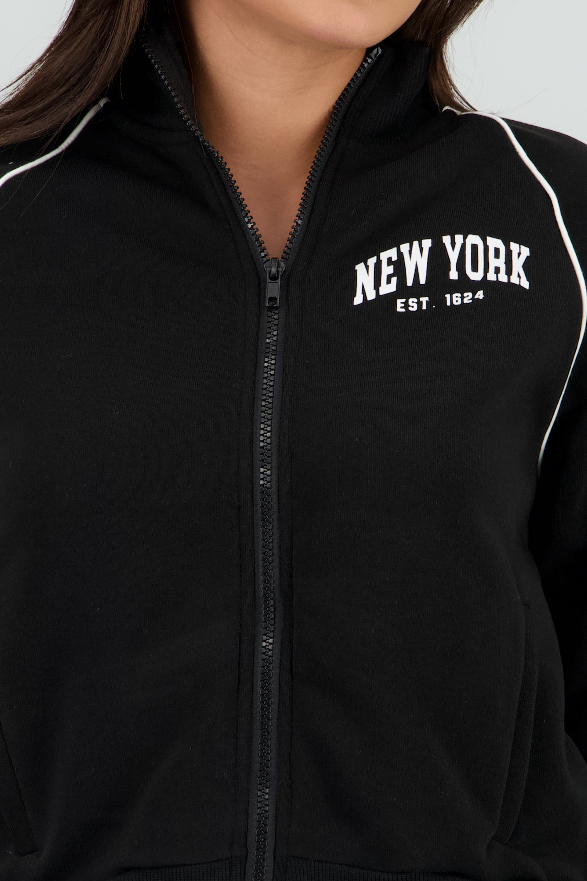 Sudadera estampada NEGRO COMBO
