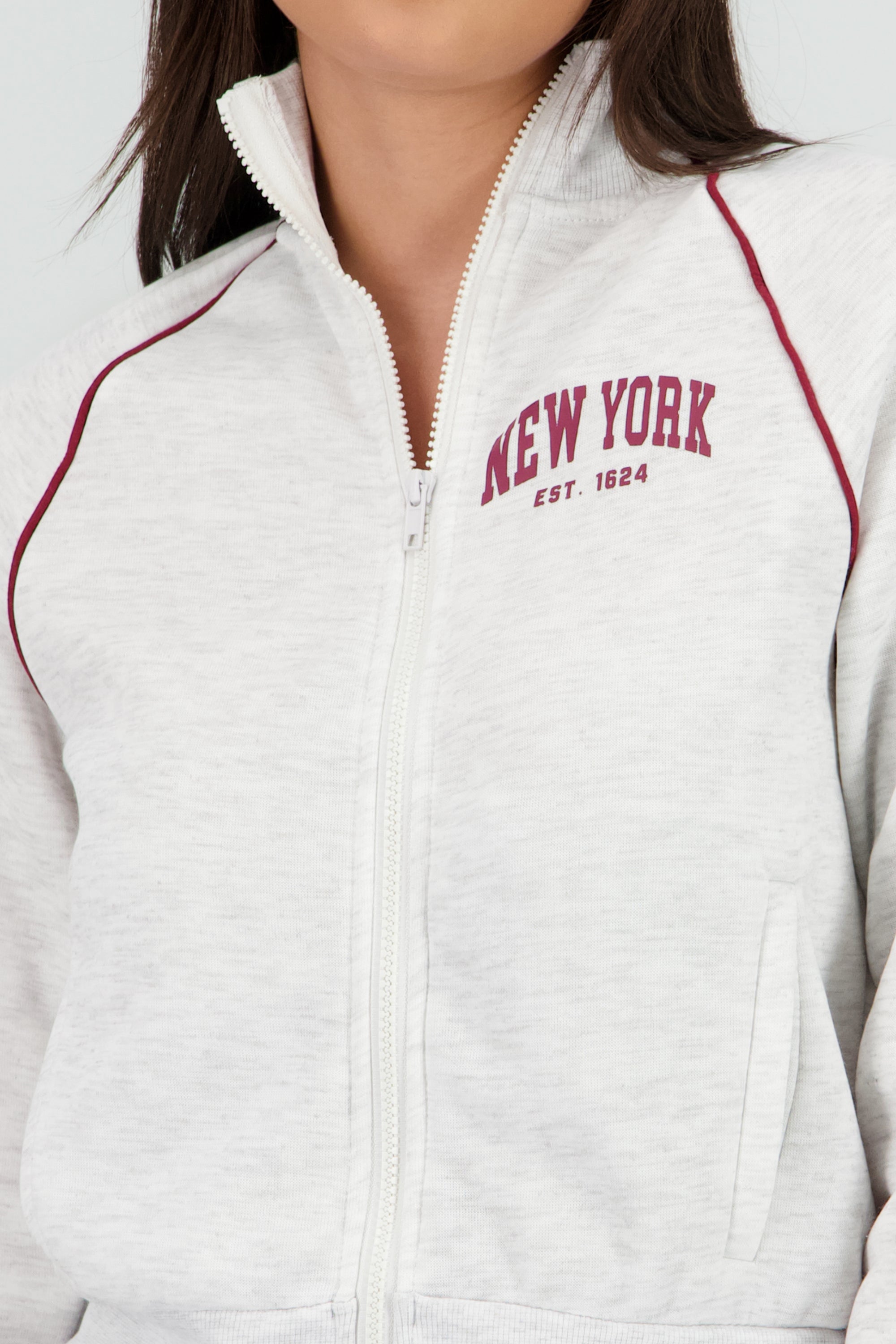 Sudadera estampada GRIS COMBO