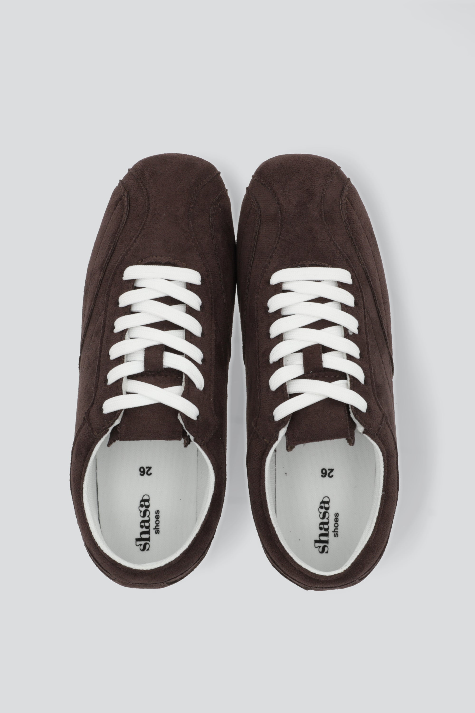 Tenis silueta retro cortes CAFE