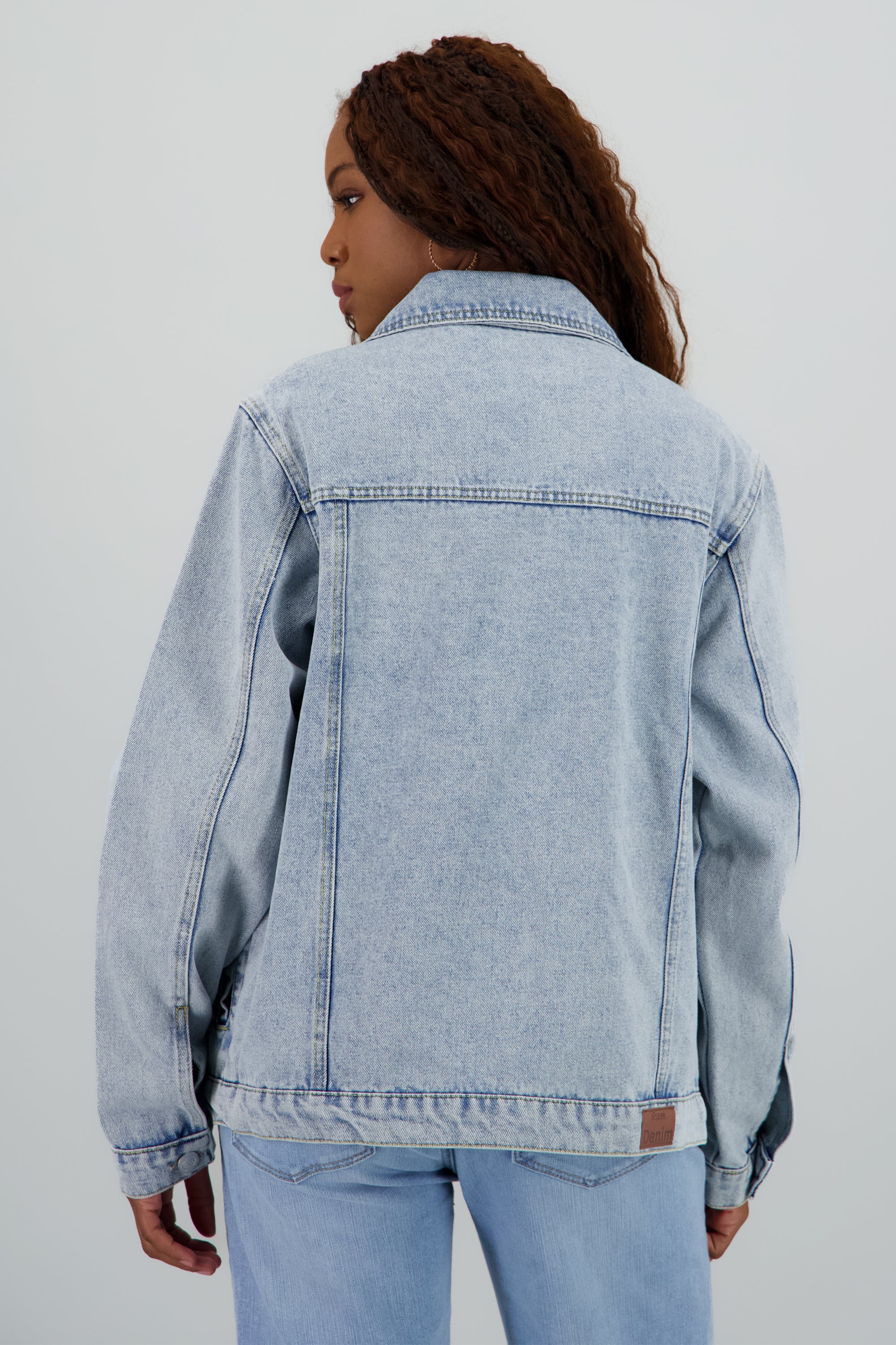 Chamarra trucker brillos LIGHT WASH