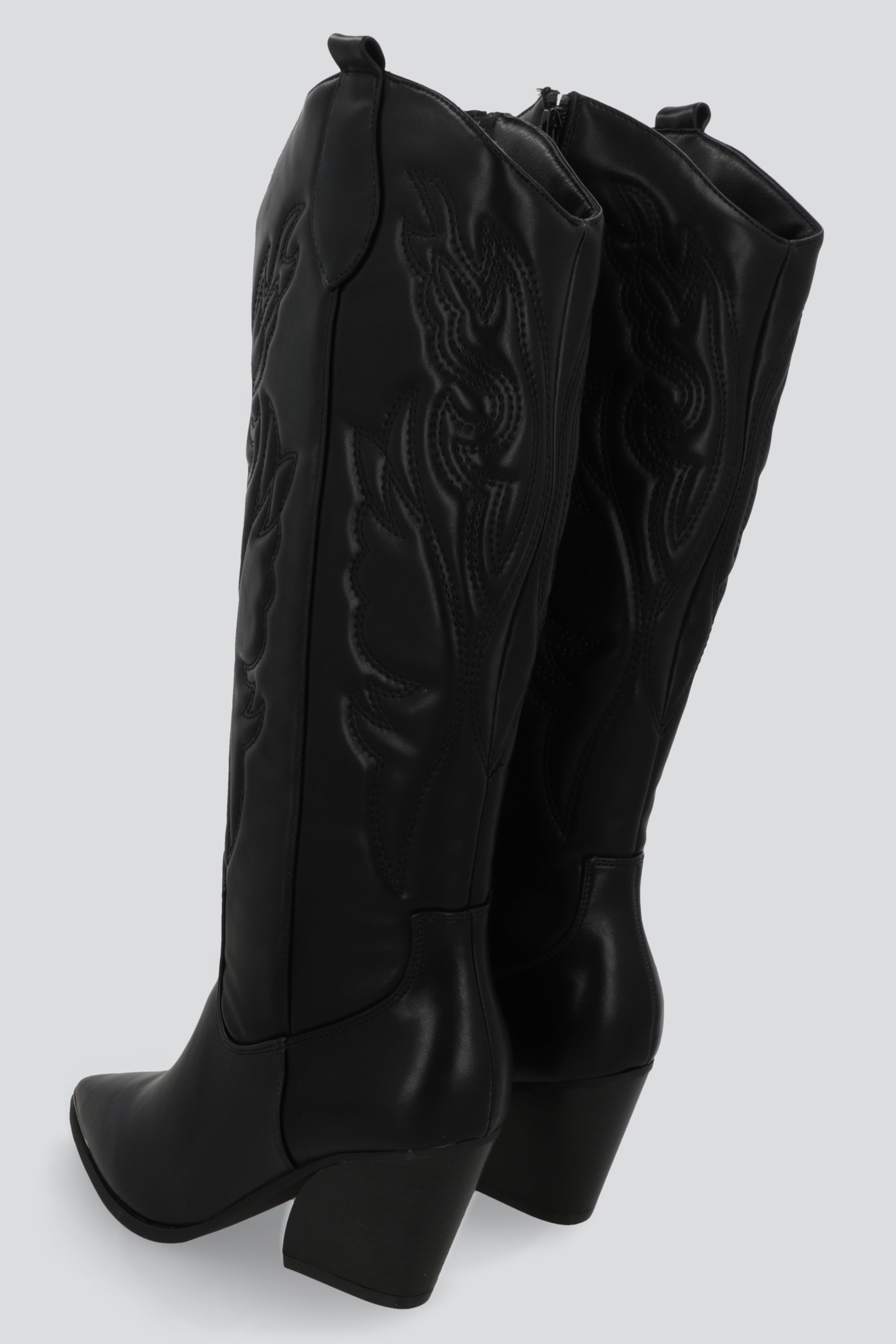 Botas Vaqueras Punta Metálica NEGRO
