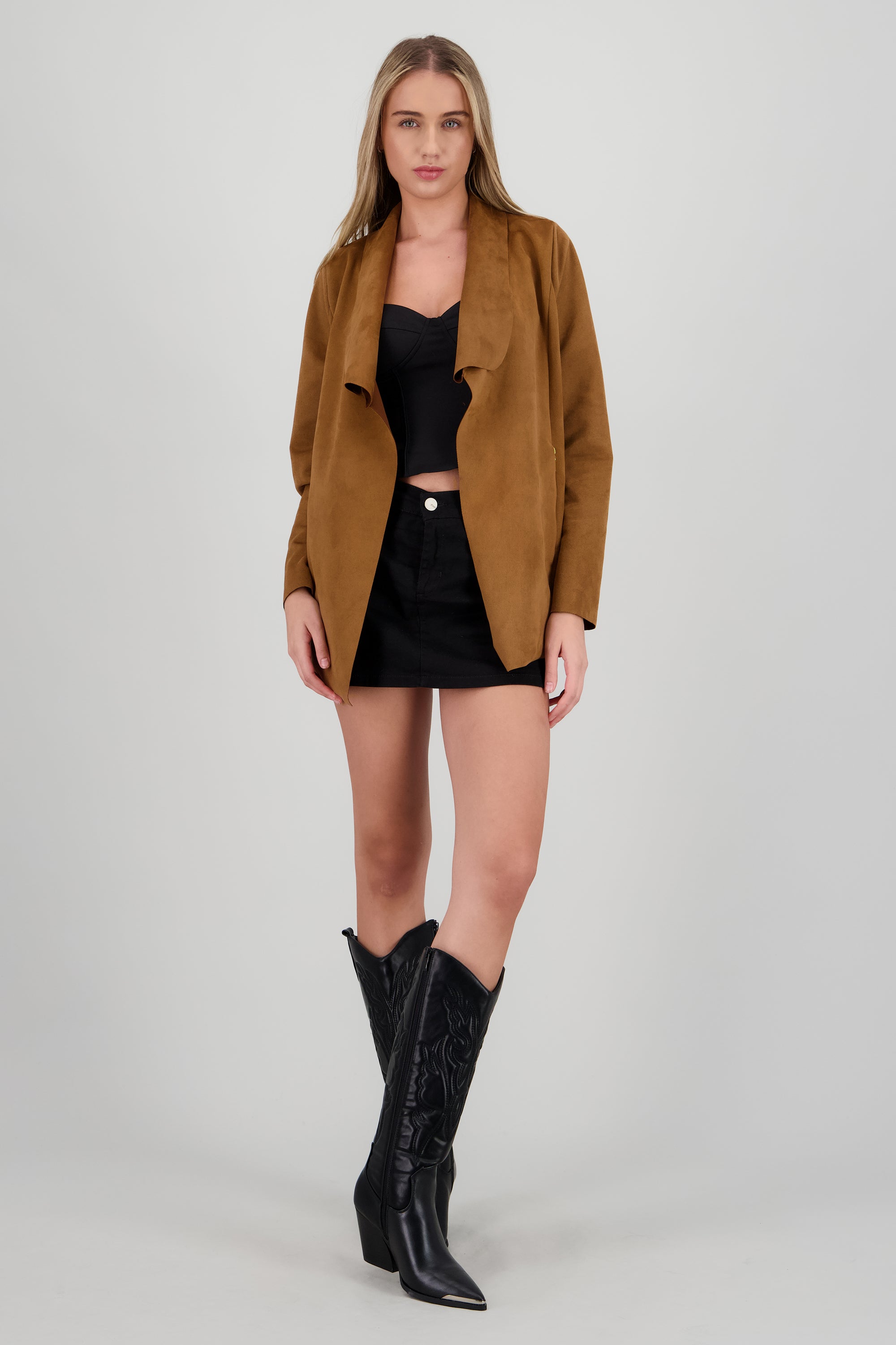 Botas Vaqueras Punta Metálica NEGRO