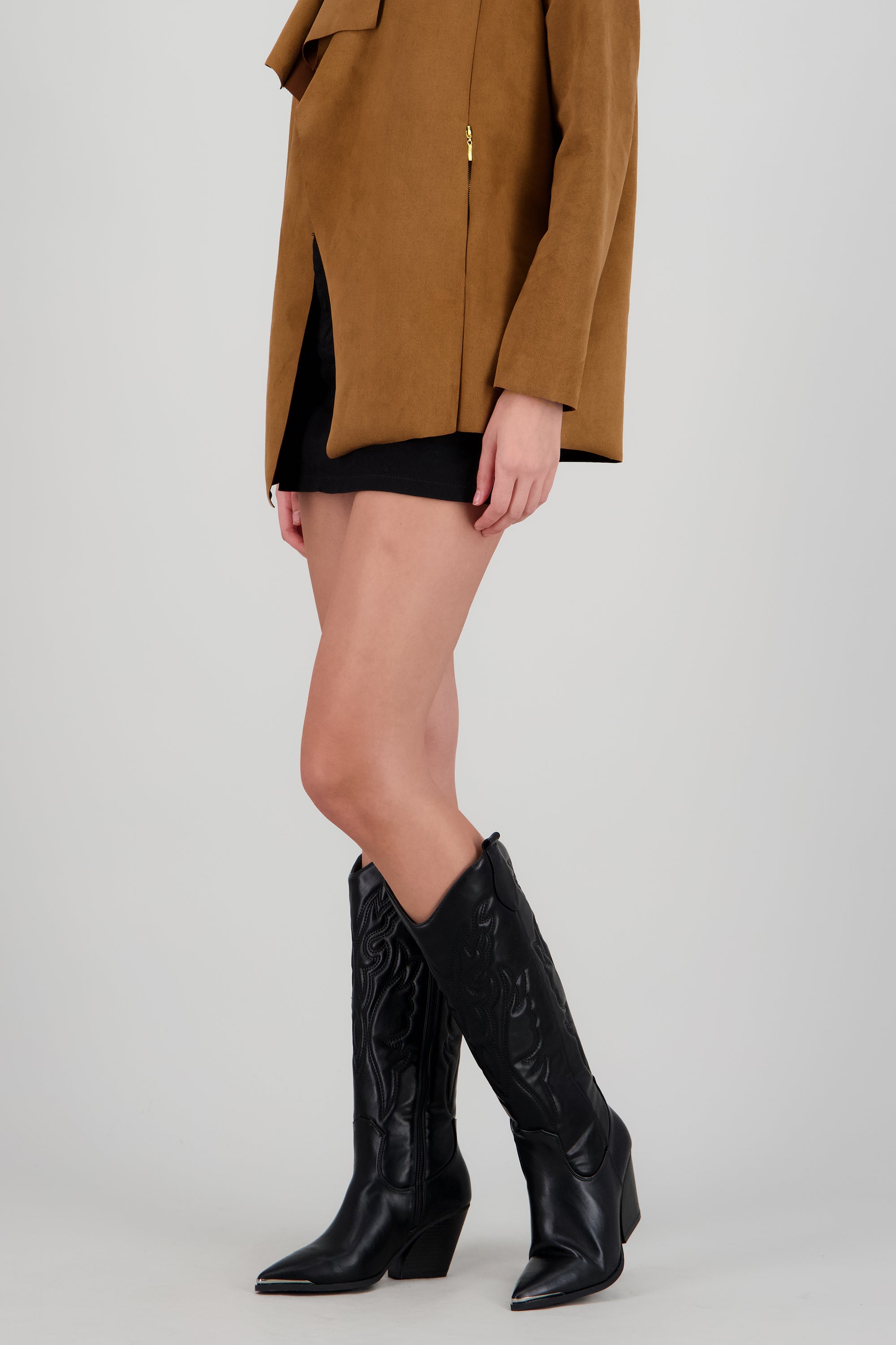 Botas Vaqueras Punta Metálica NEGRO