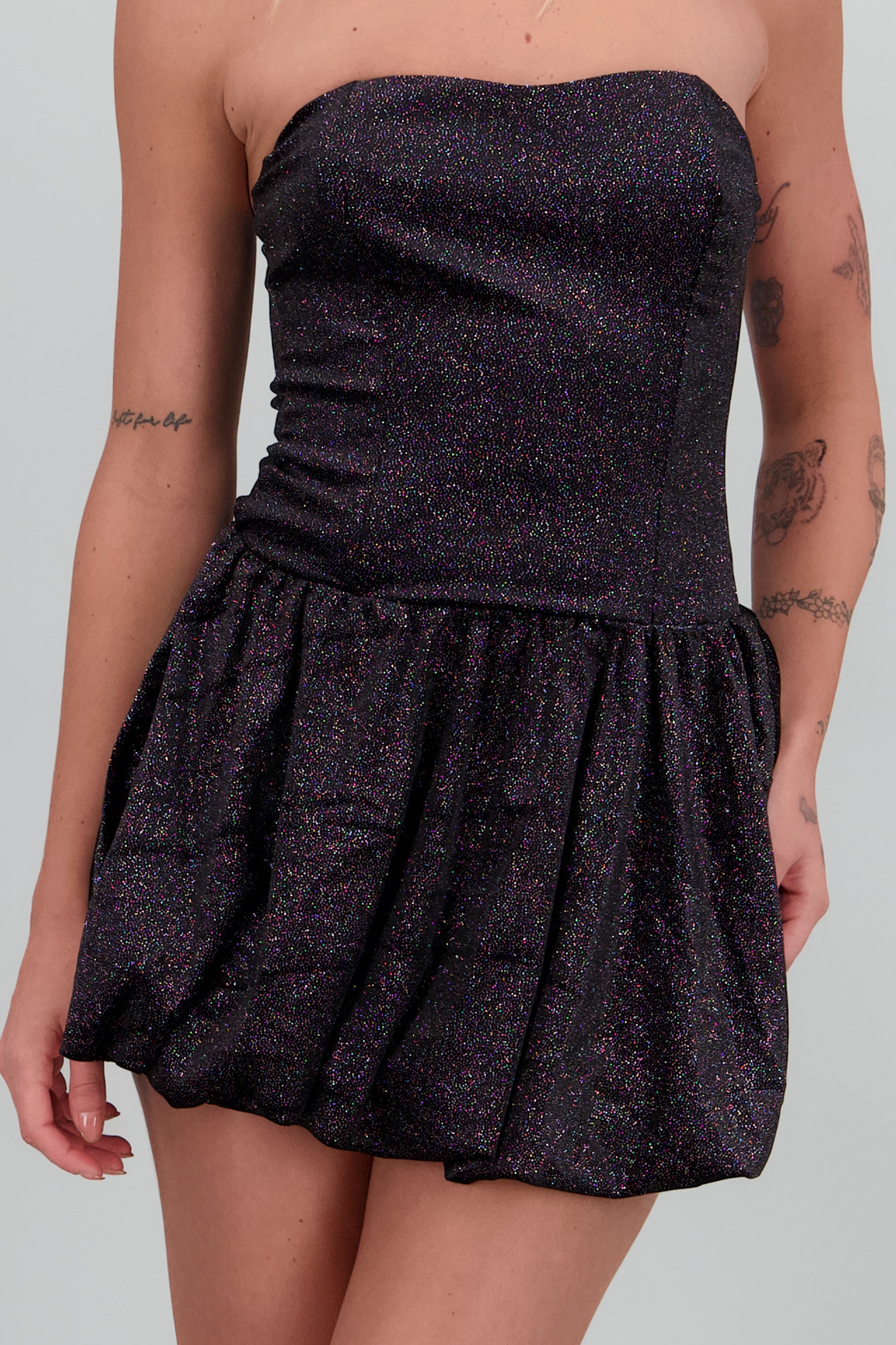 Vestdo mini burbuja velvet brillos NEGRO COMBO