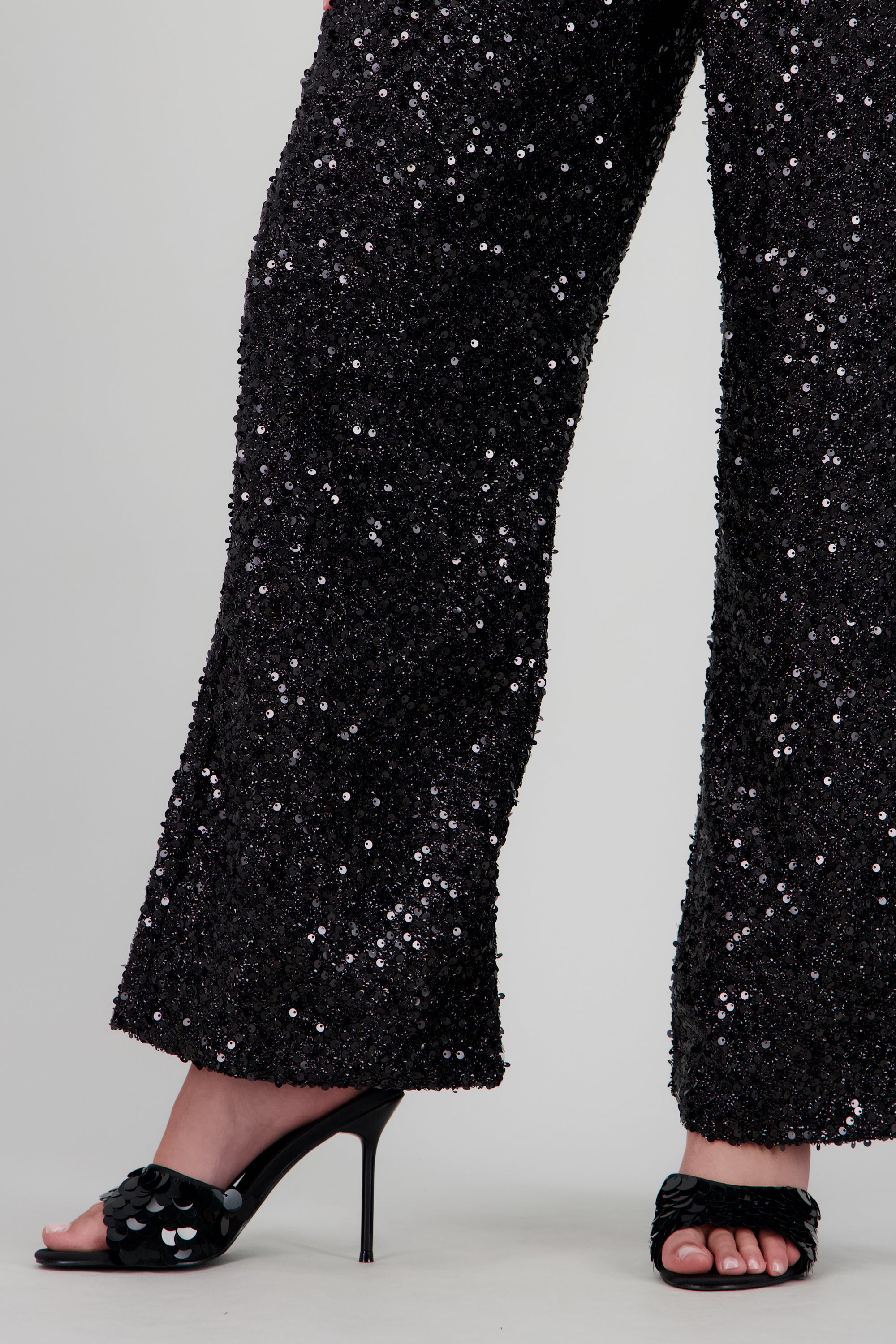 Tacon mula lentejuelas NEGRO