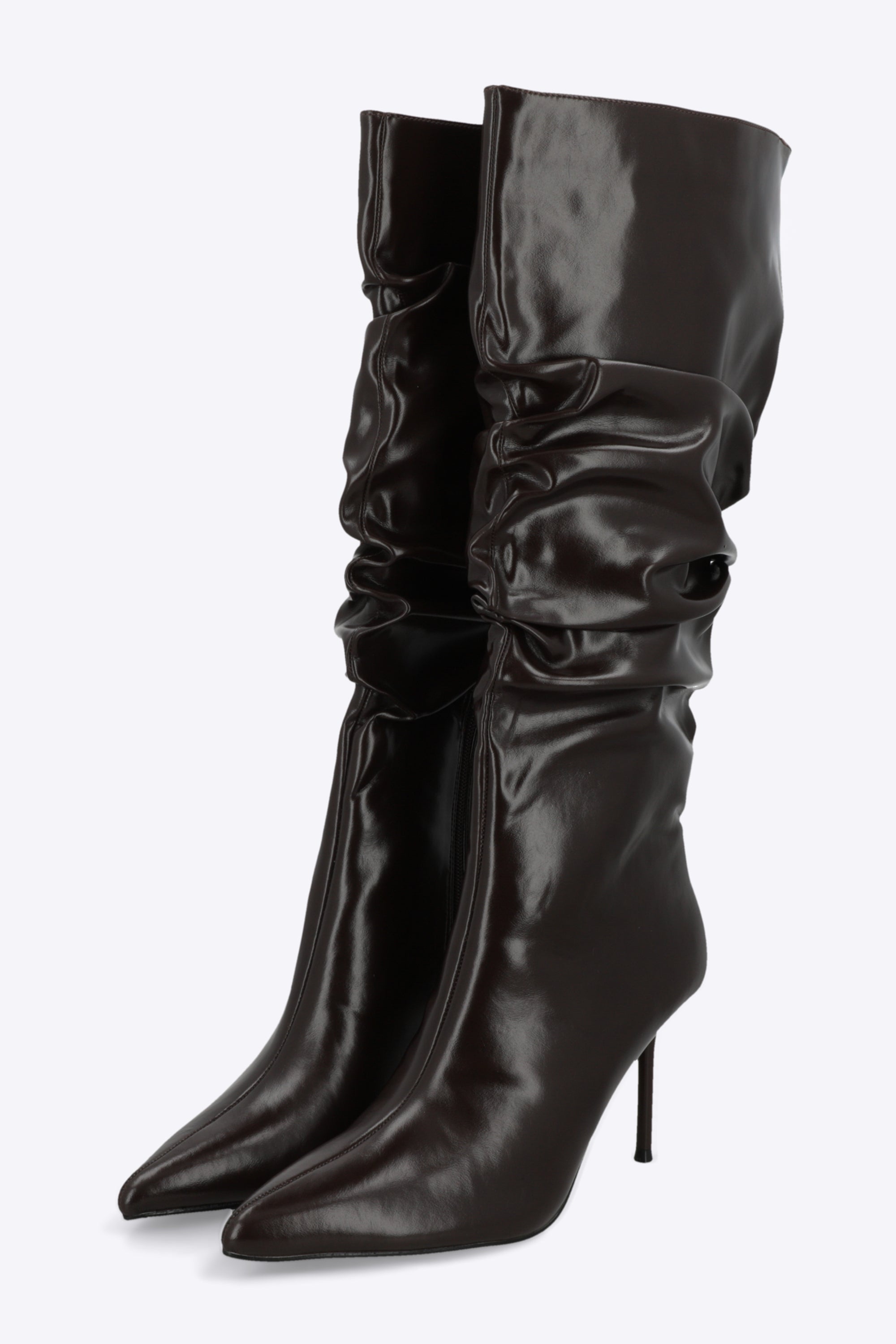 Bota alta pointy slouchy