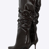Bota alta pointy slouchy