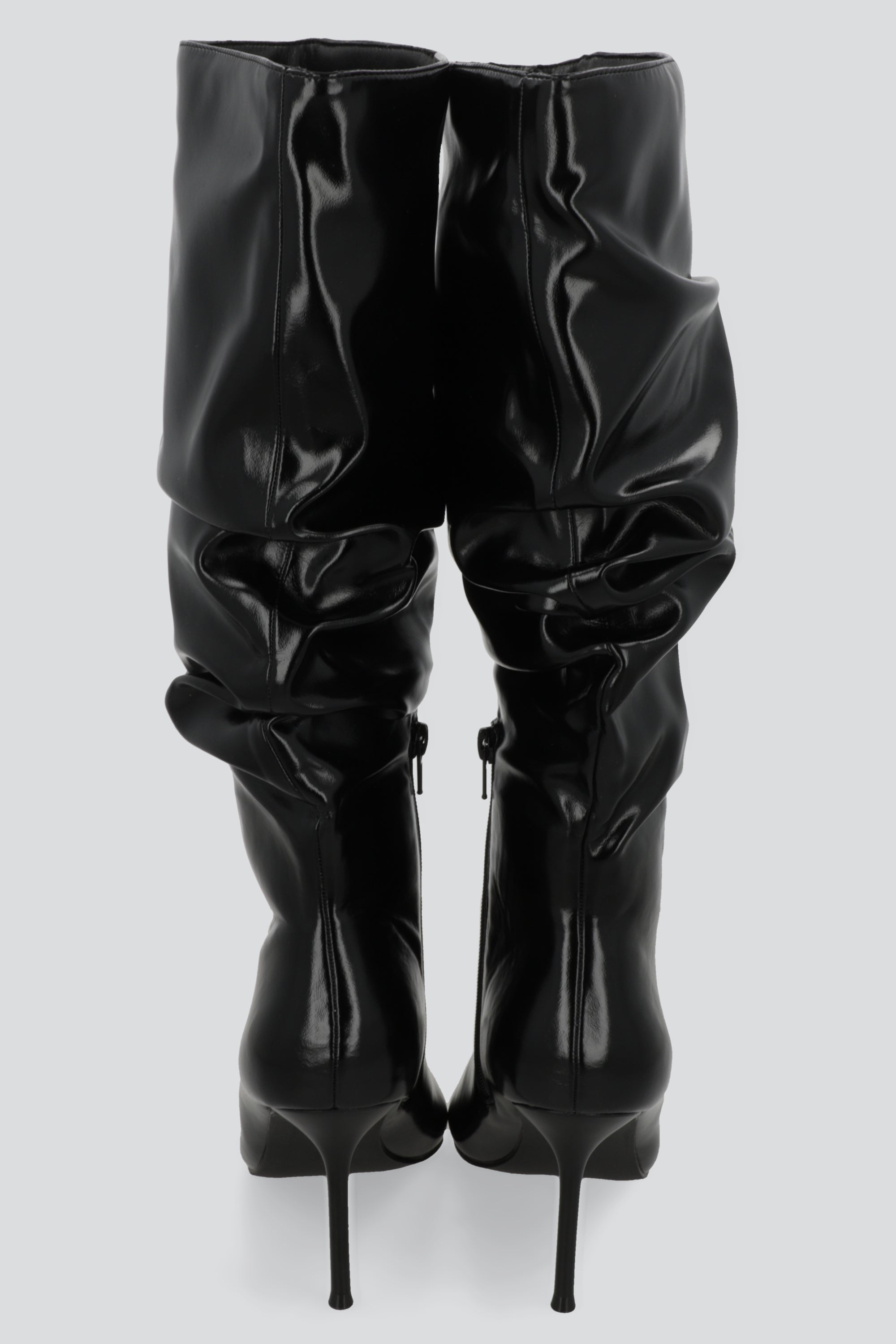 Bota alta pointy slouchy NEGRO
