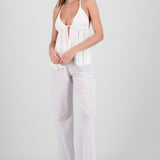 Sandalia plataforma studs y hebillas