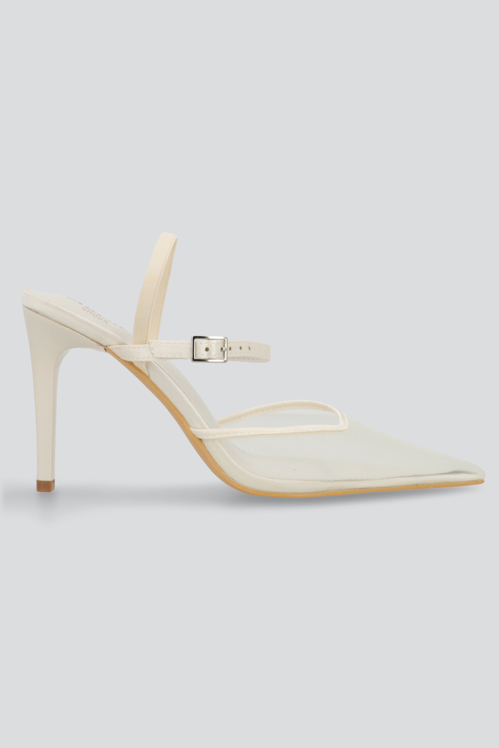 Tacon pointy alto red NUDE