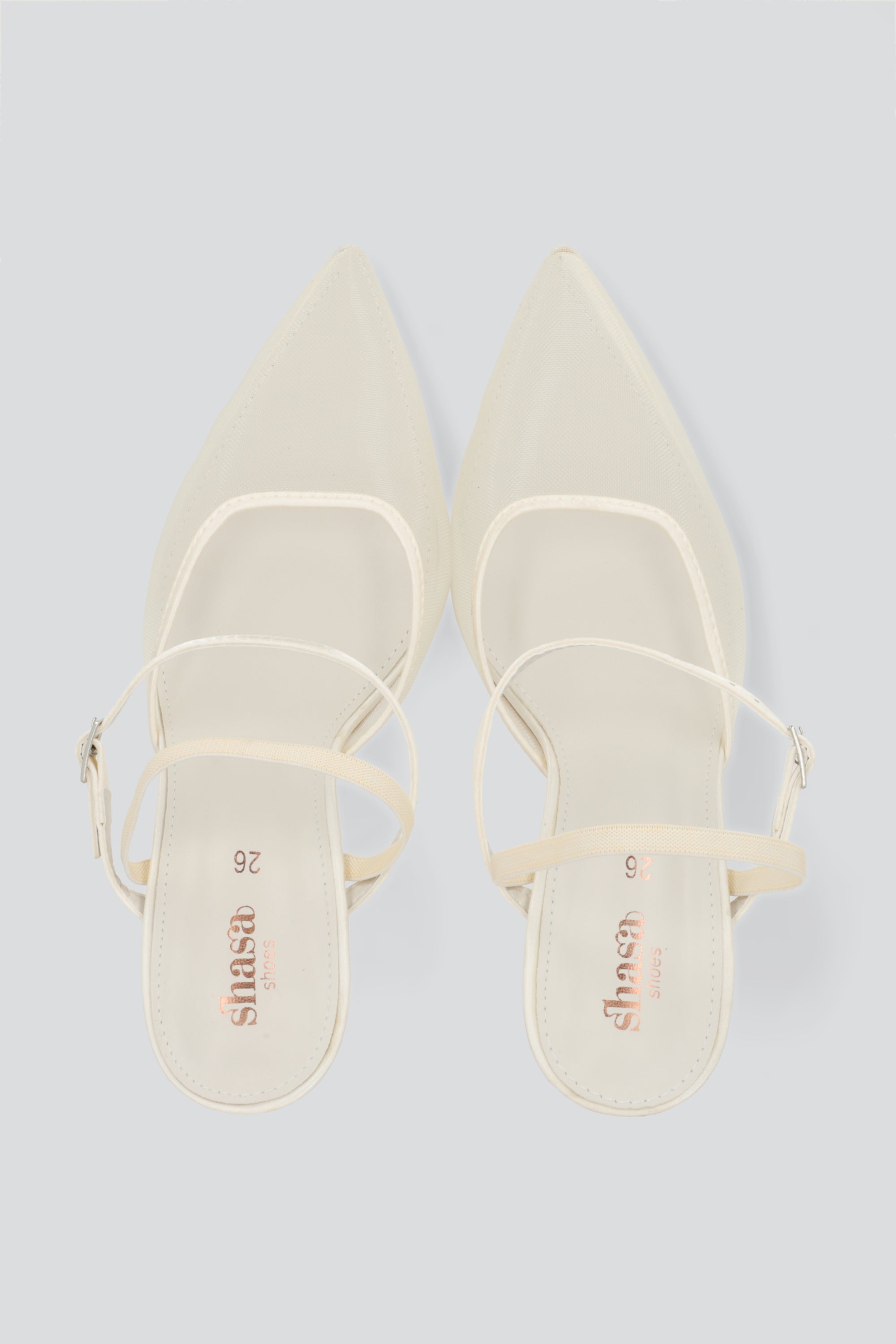 Tacon pointy alto red NUDE