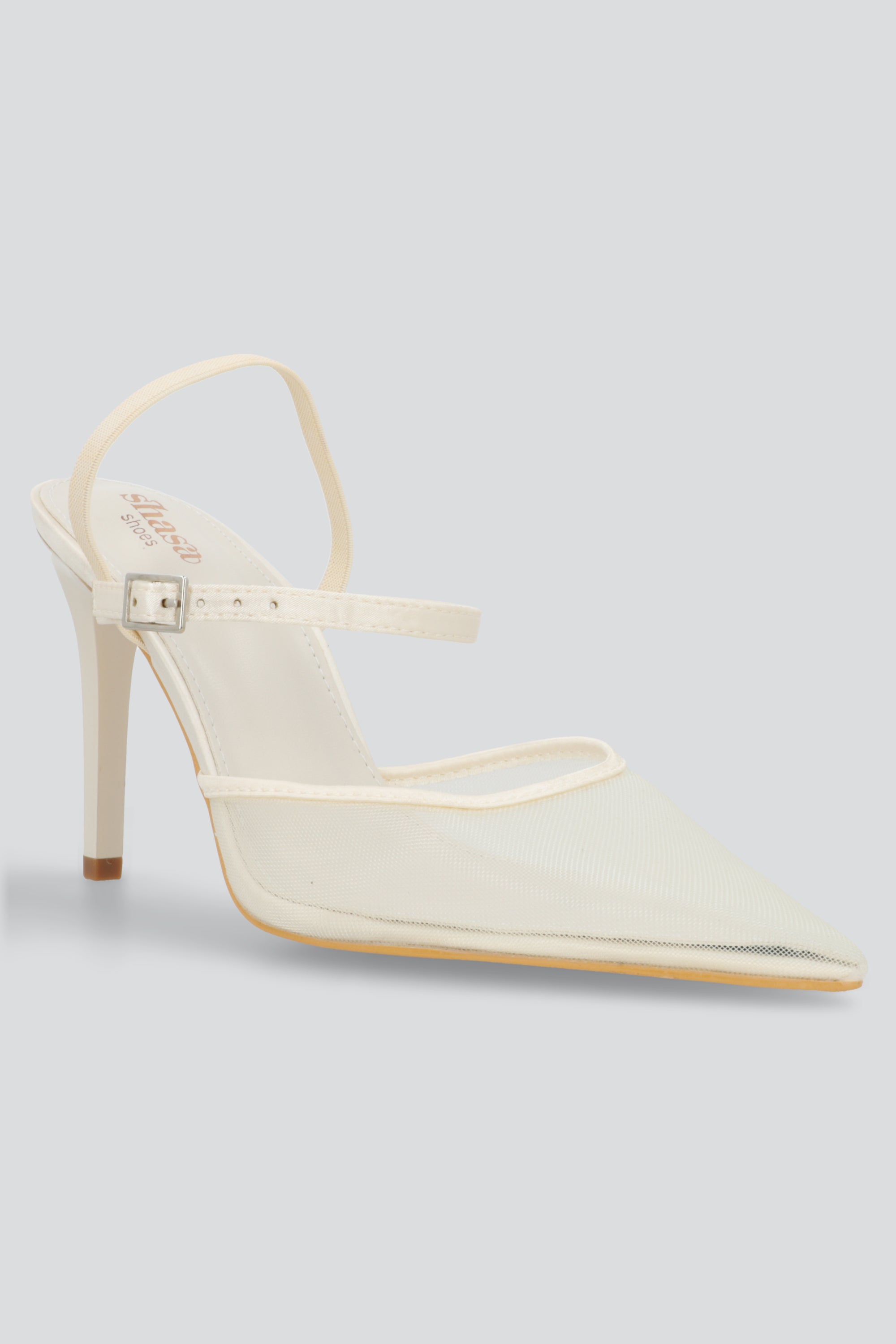 Tacon pointy alto red NUDE