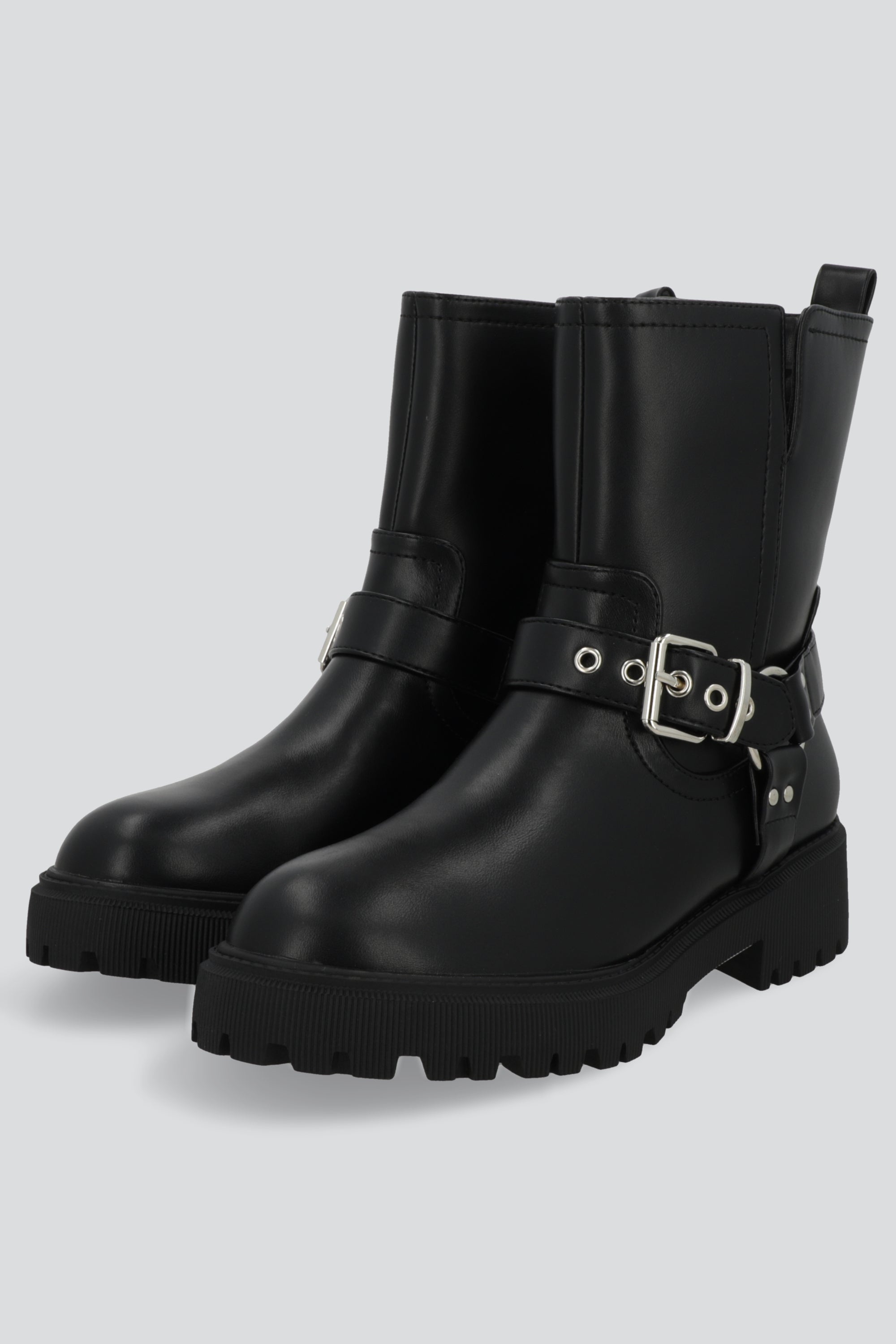 Bota motera midi NEGRO