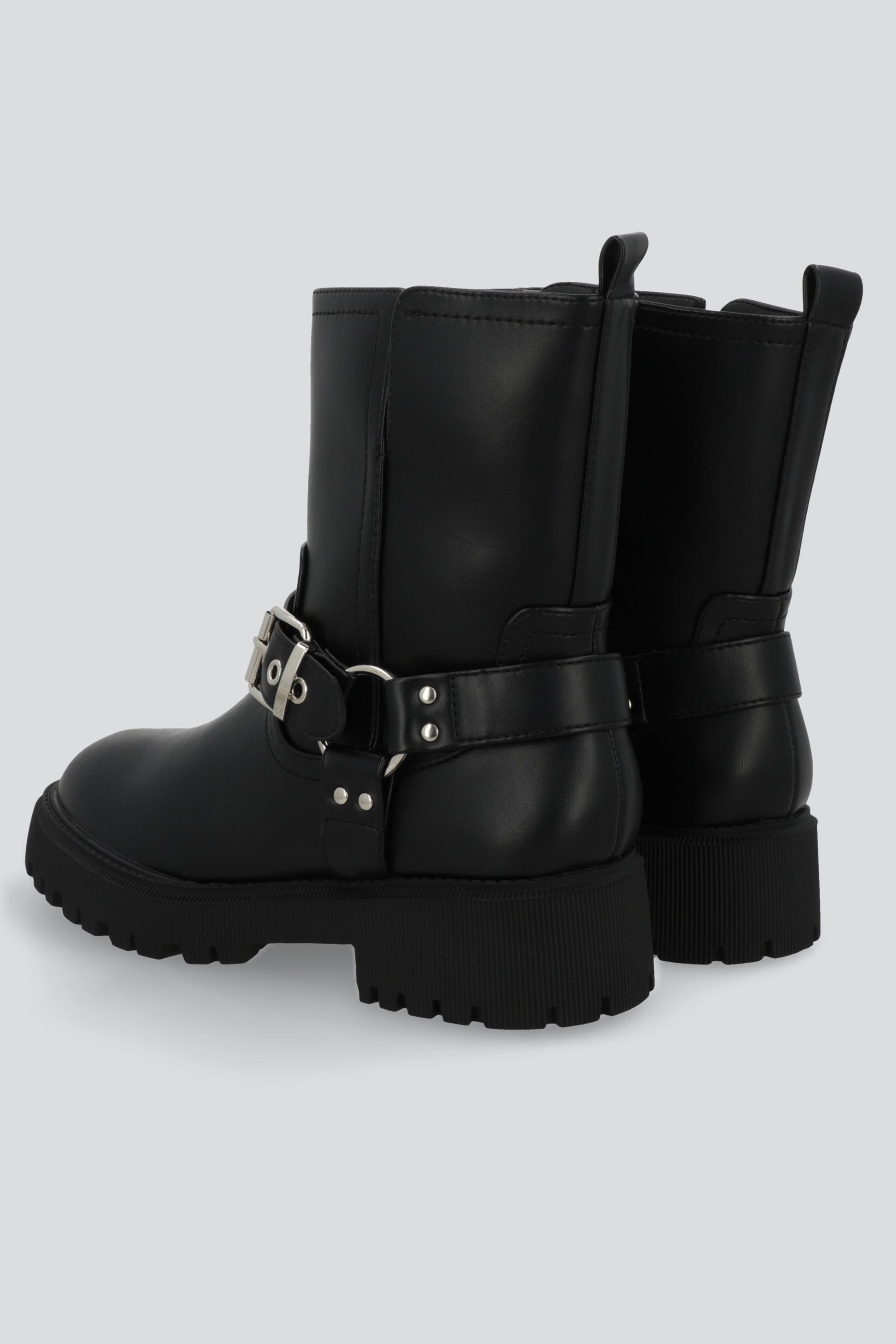 Bota motera midi NEGRO