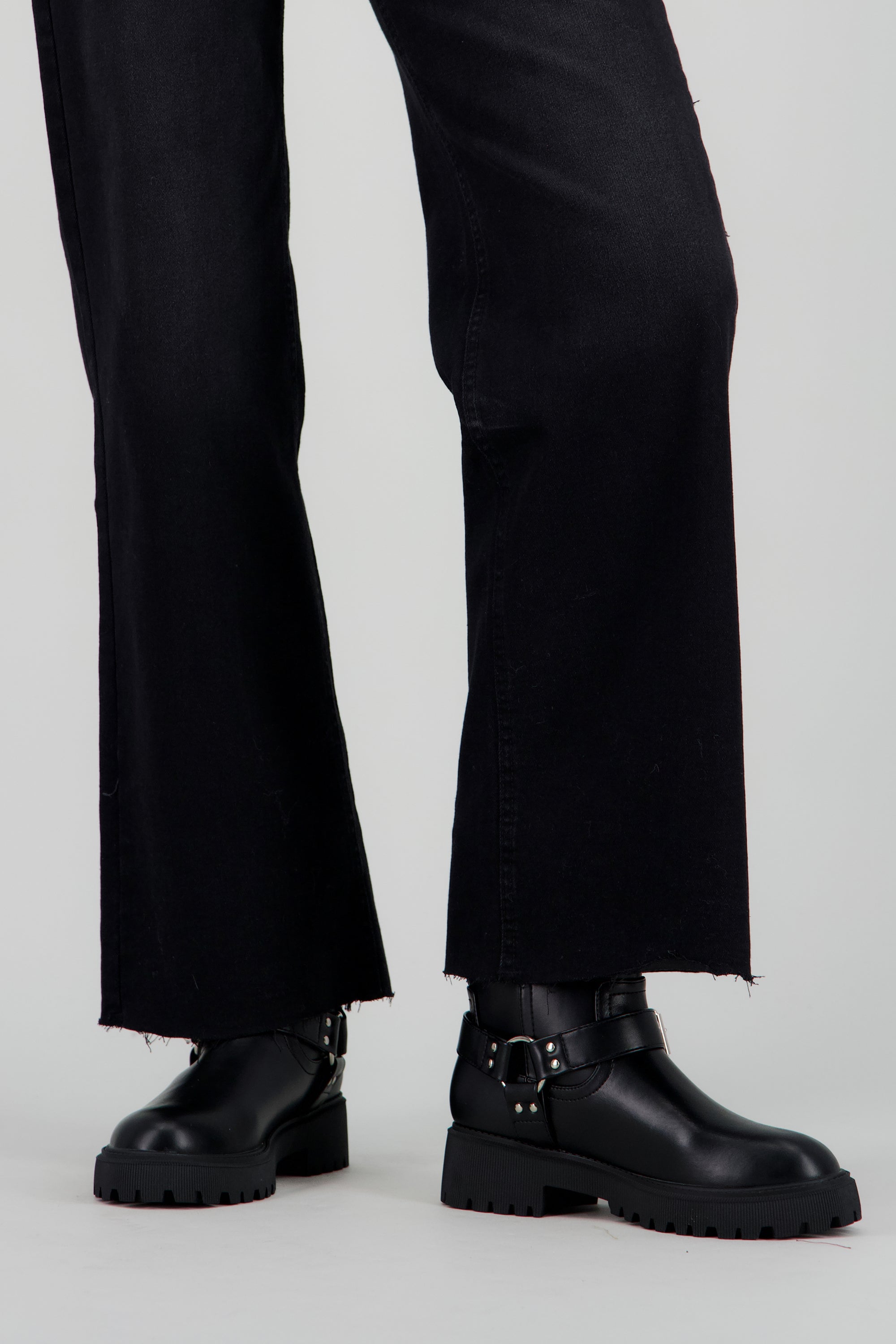 Bota motera midi NEGRO