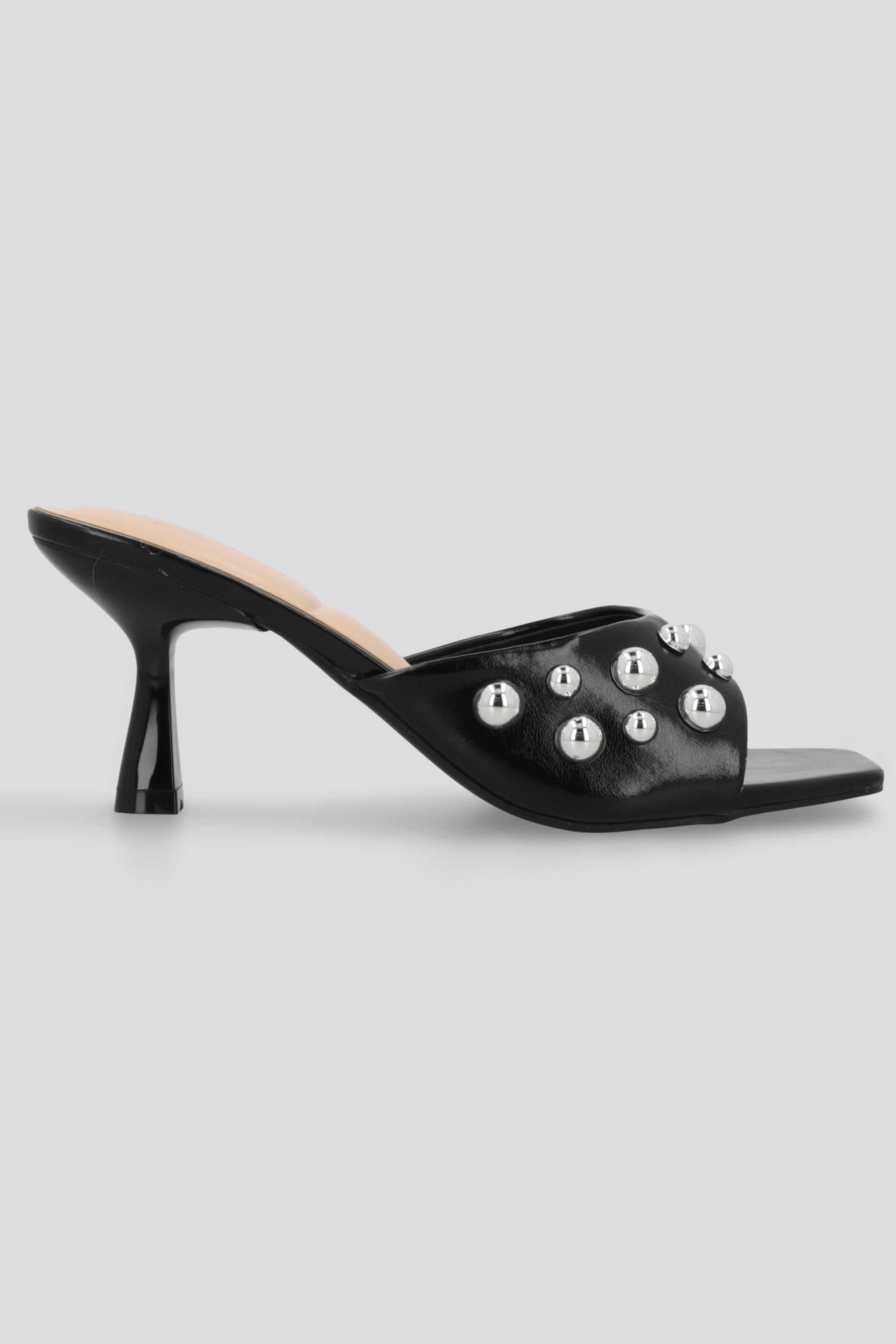 Tacon pepe toe studs 3D NEGRO