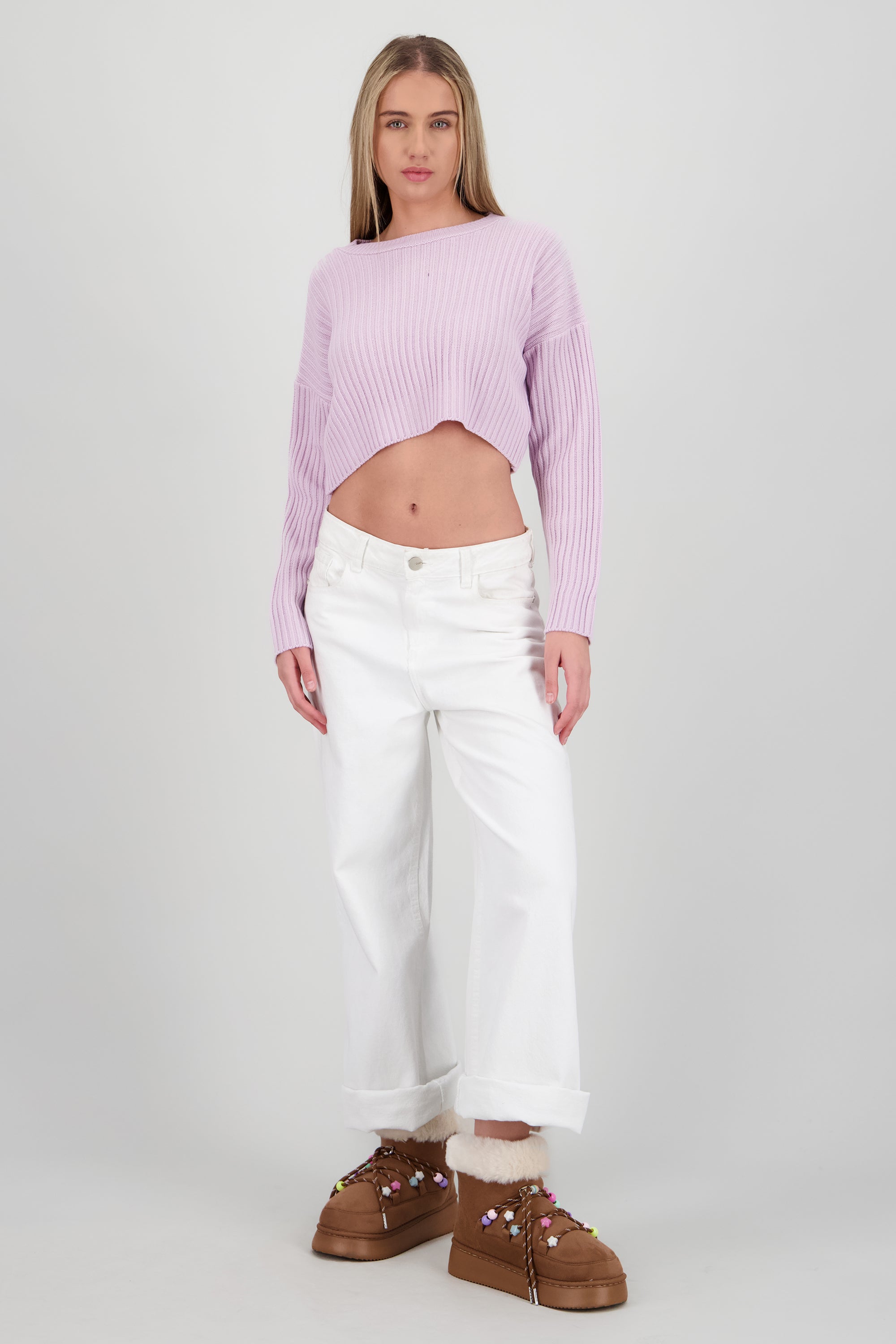 Bota invierno sherpa charms CAMELLO