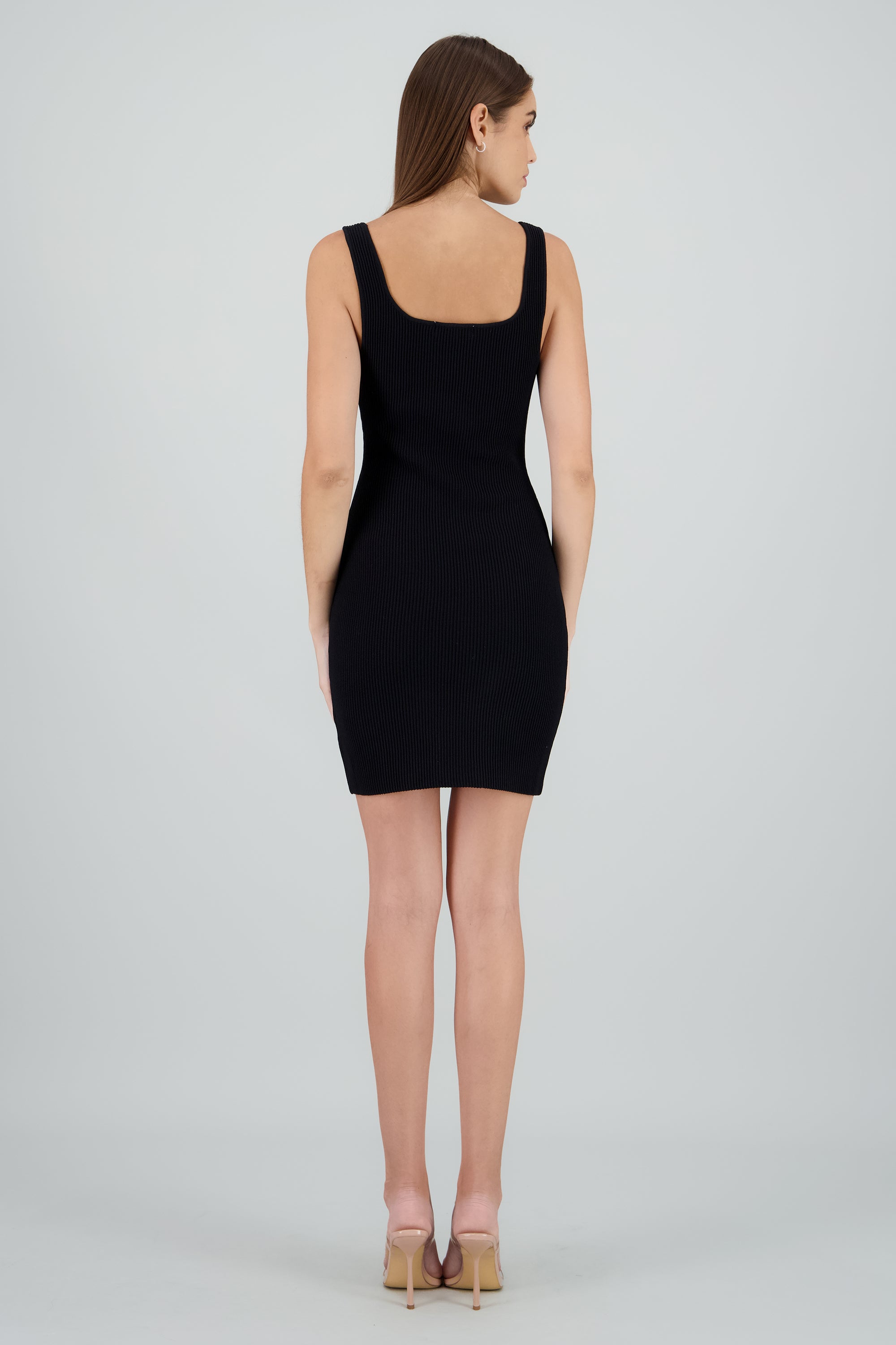 Vestido escote corazon NEGRO