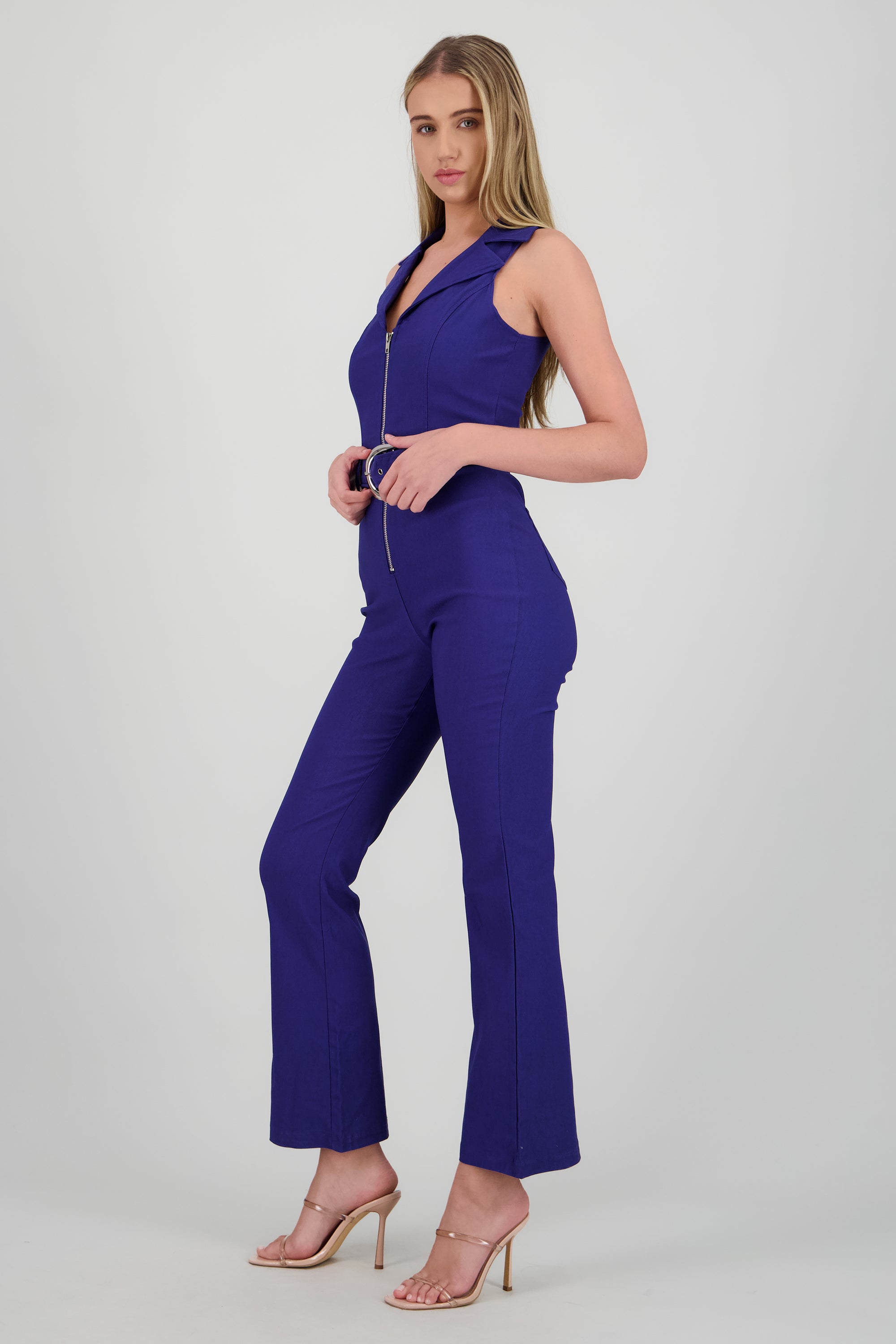 Jumpsuit cinturon AZUL
