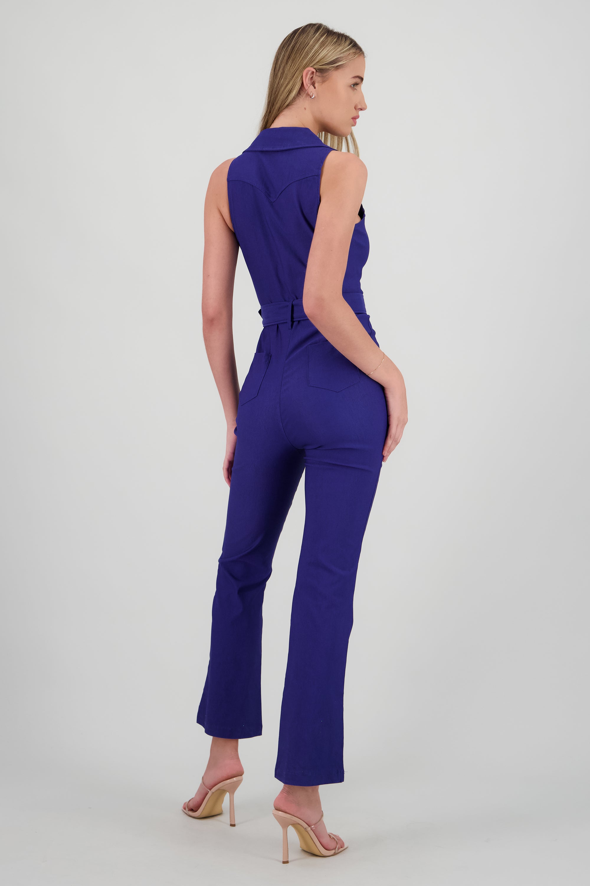 Jumpsuit cinturon AZUL