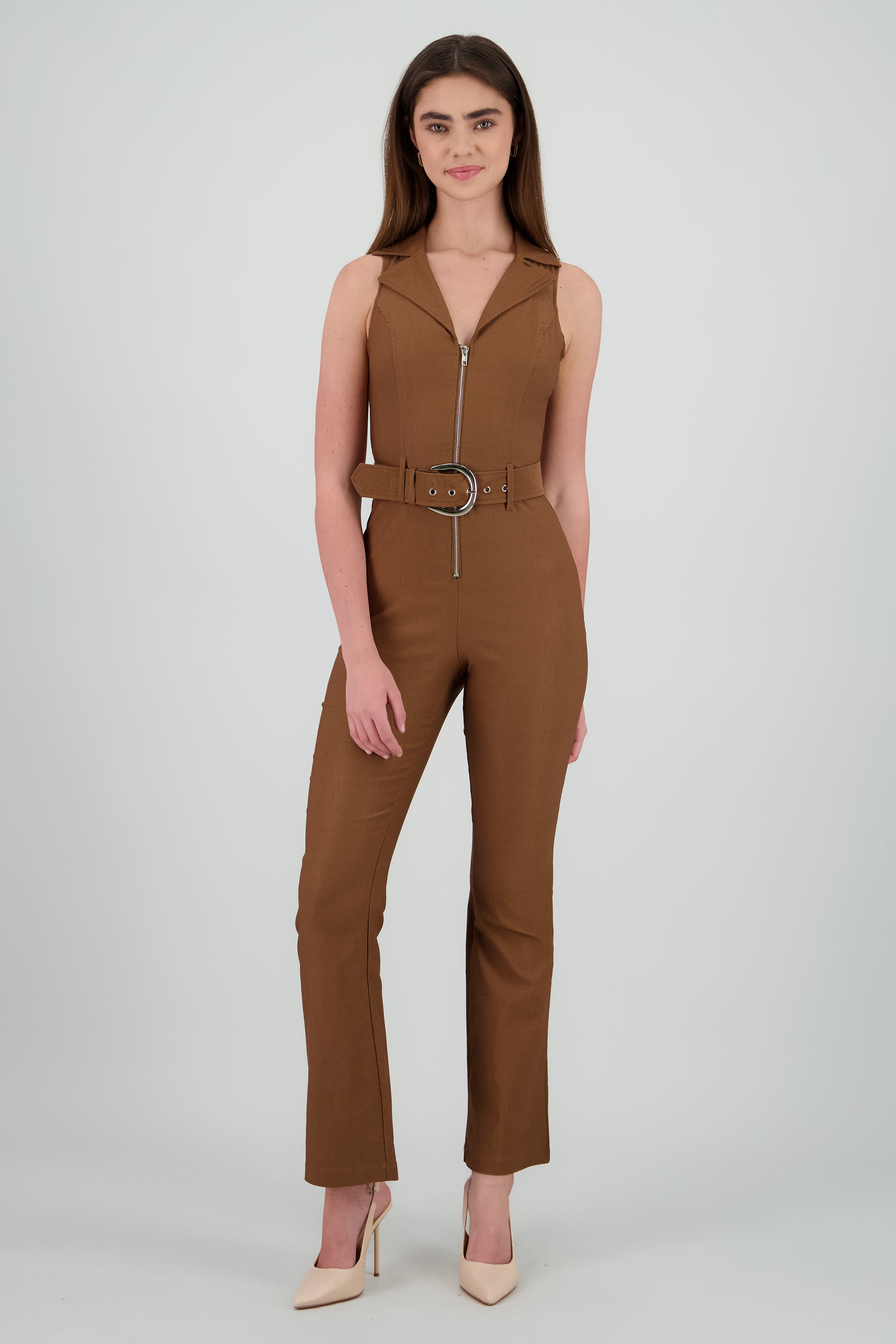 Jumpsuit cinturon CHOCOLATE