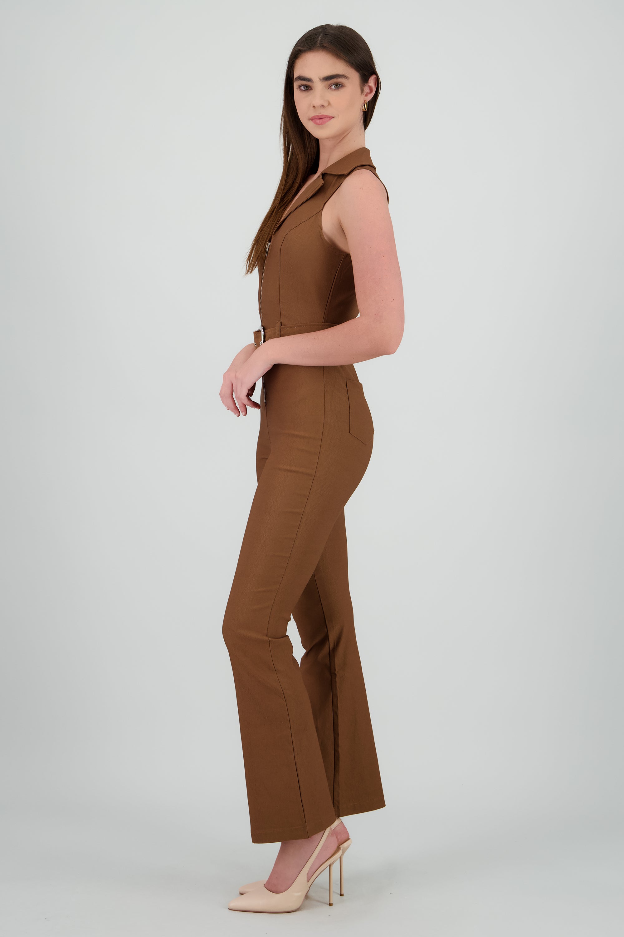 Jumpsuit cinturon CHOCOLATE