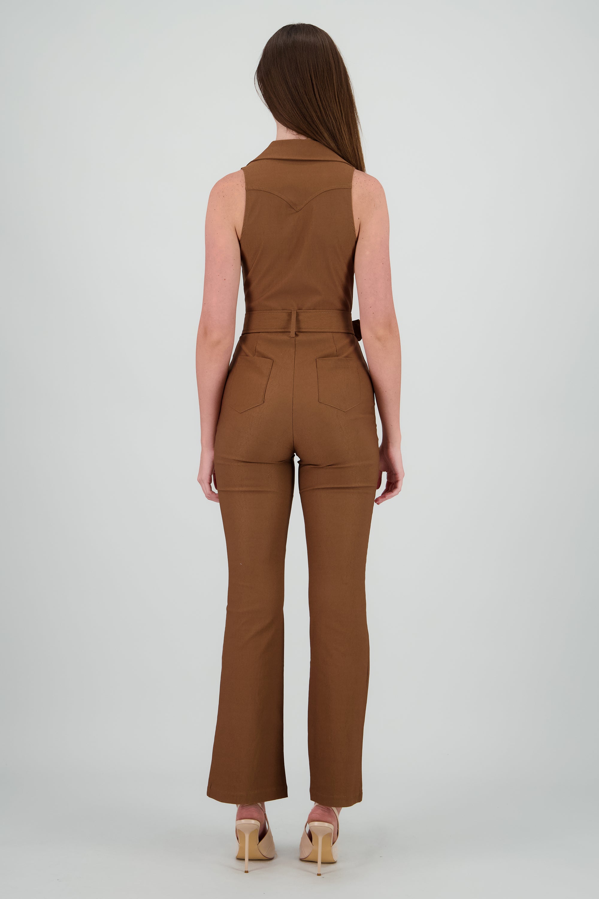 Jumpsuit cinturon CHOCOLATE