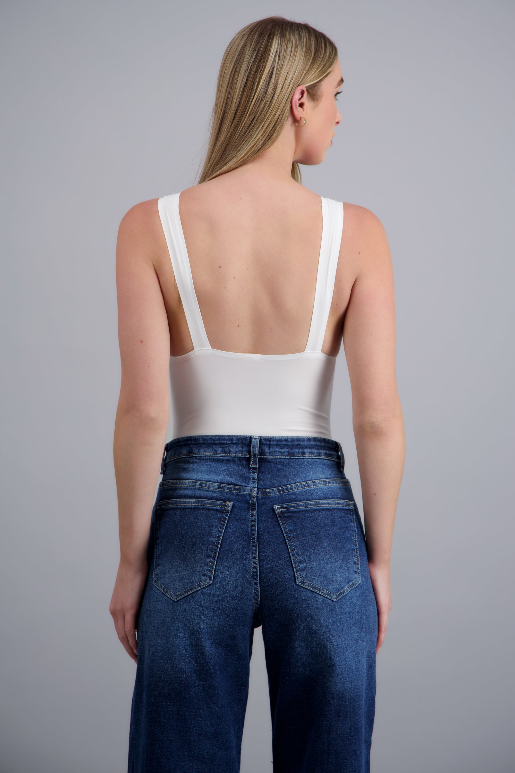 Bodysuit escote seamless BLANCO