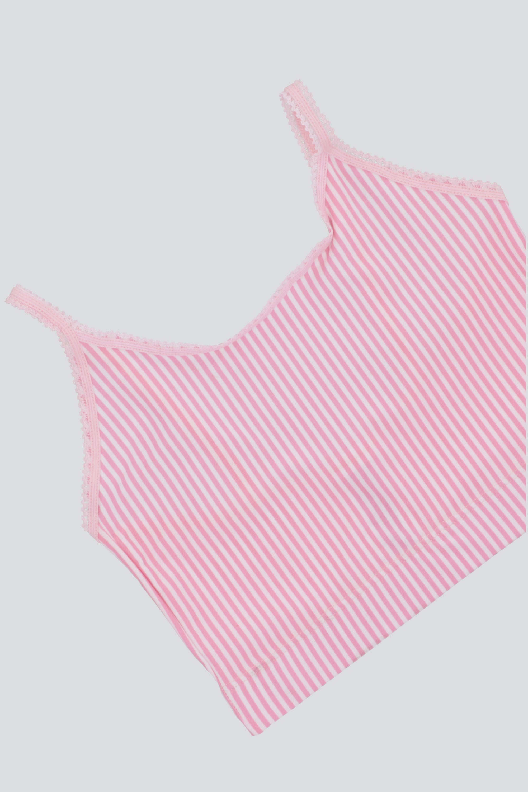 Bralette picueta rayas ROSA