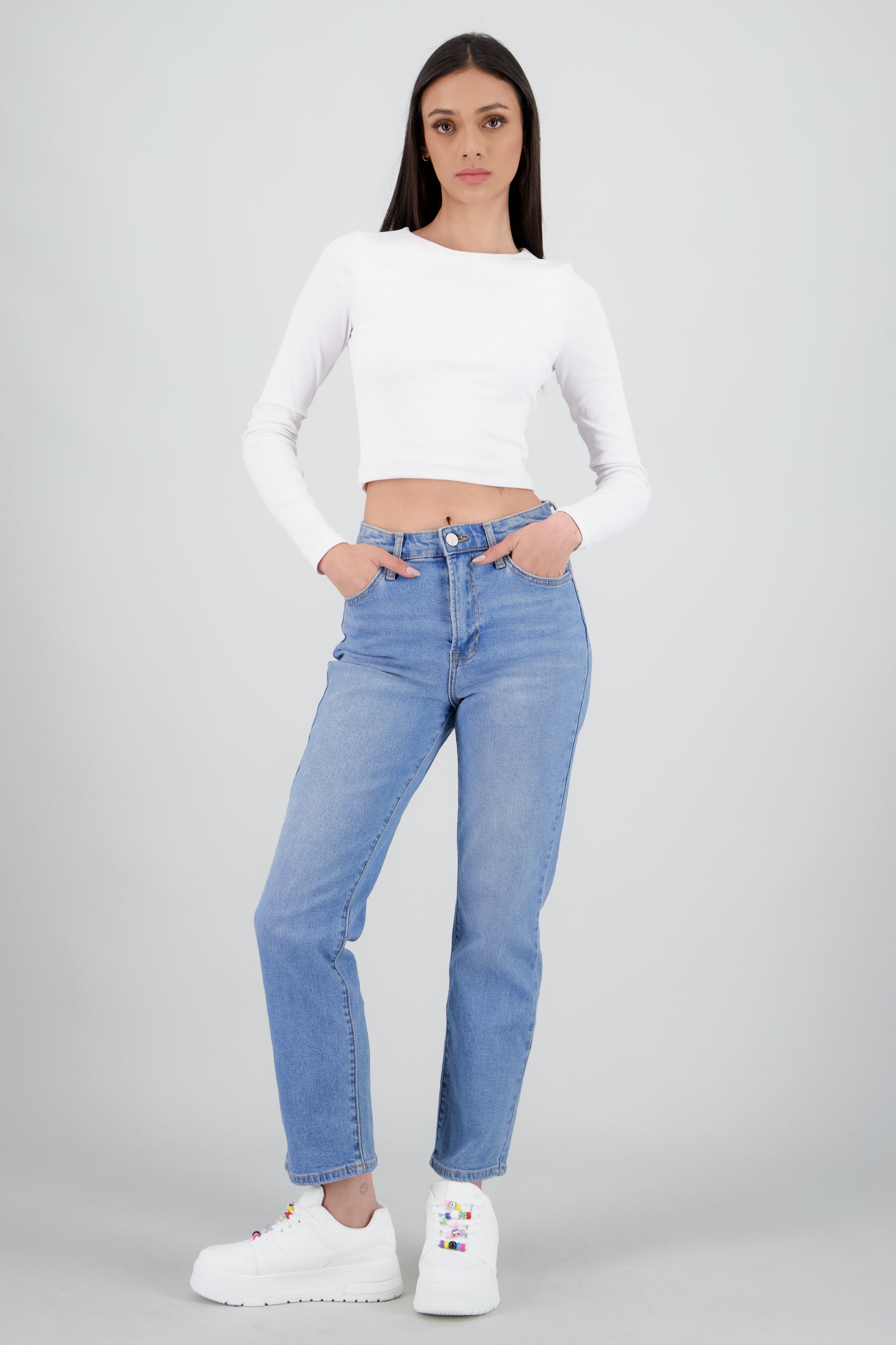 Tenis plataforma charms MULTICOLOR