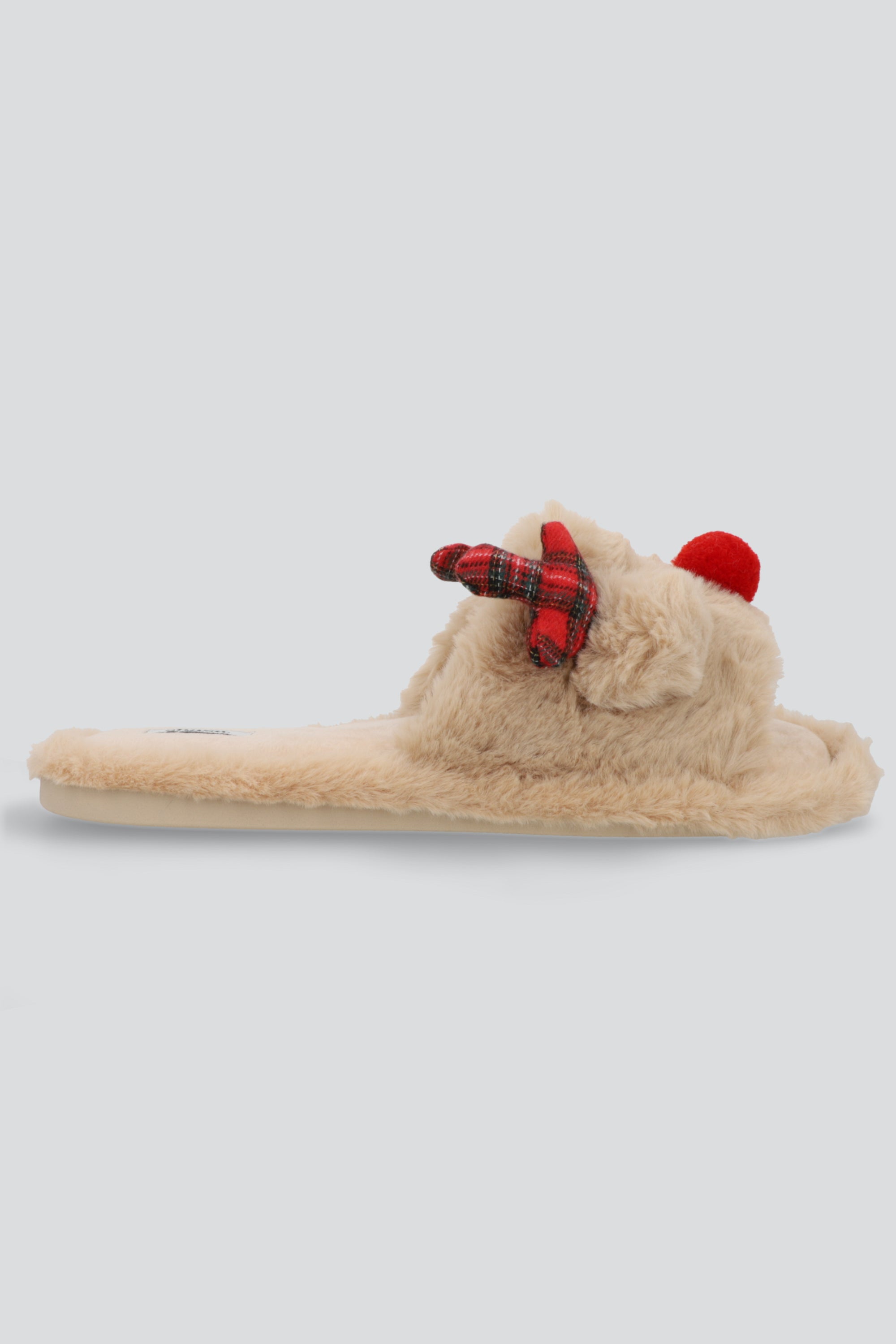 Pantufla mula reno BEIGE