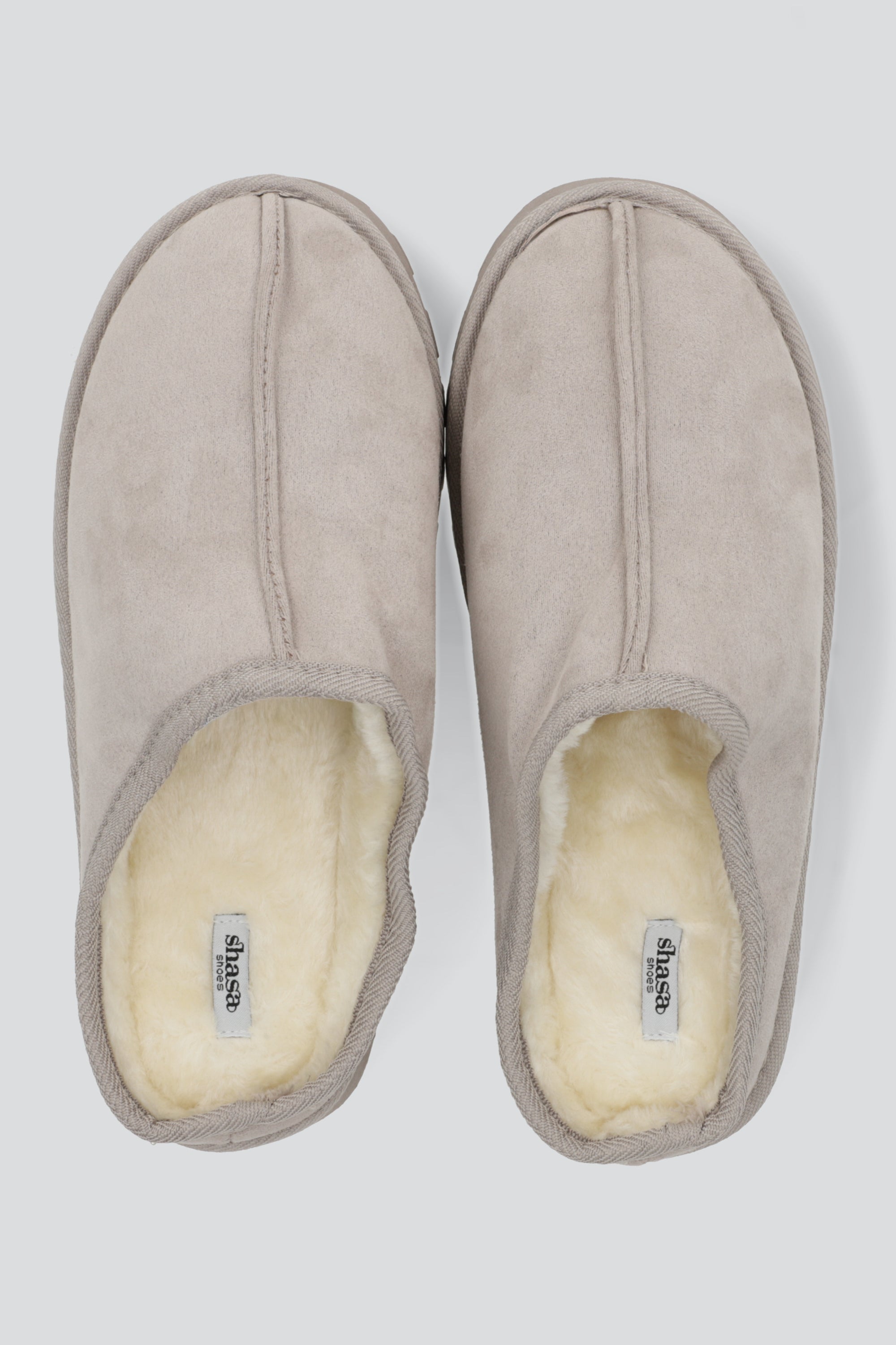 Pantufla plataforma mula TAUPE